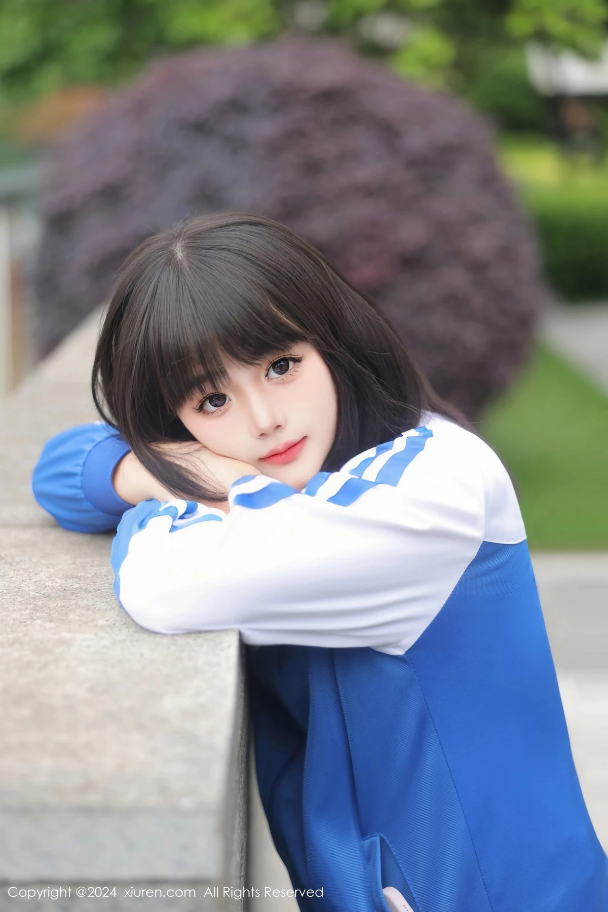 秀人集.com_[XiuRen秀人网]No.8648_模特徐若兮性感学生装露黑色蕾丝情趣内衣秀曼妙身姿诱惑写真78P