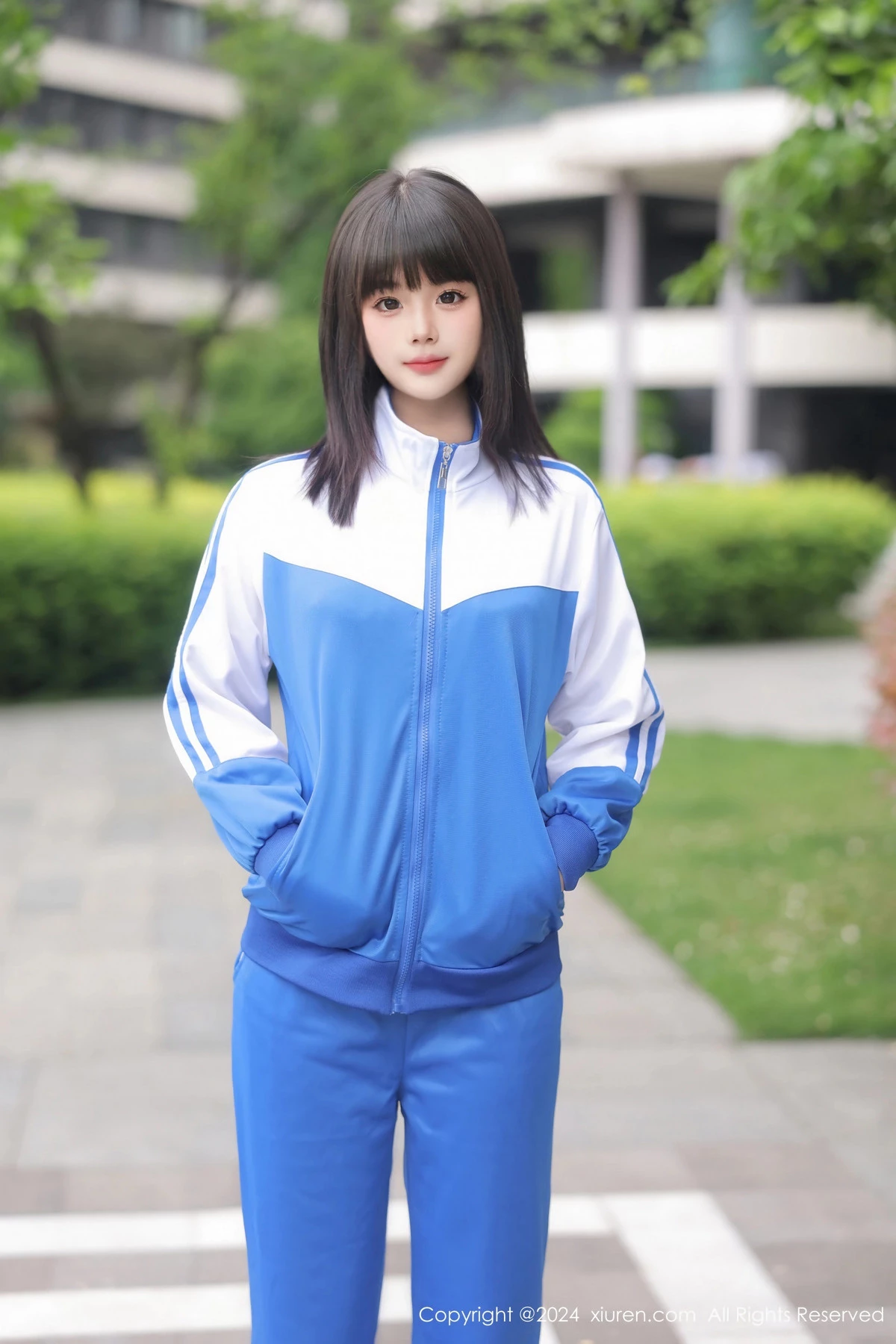 秀人集.com_[XiuRen秀人网]No.8648_模特徐若兮性感学生装露黑色蕾丝情趣内衣秀曼妙身姿诱惑写真78P