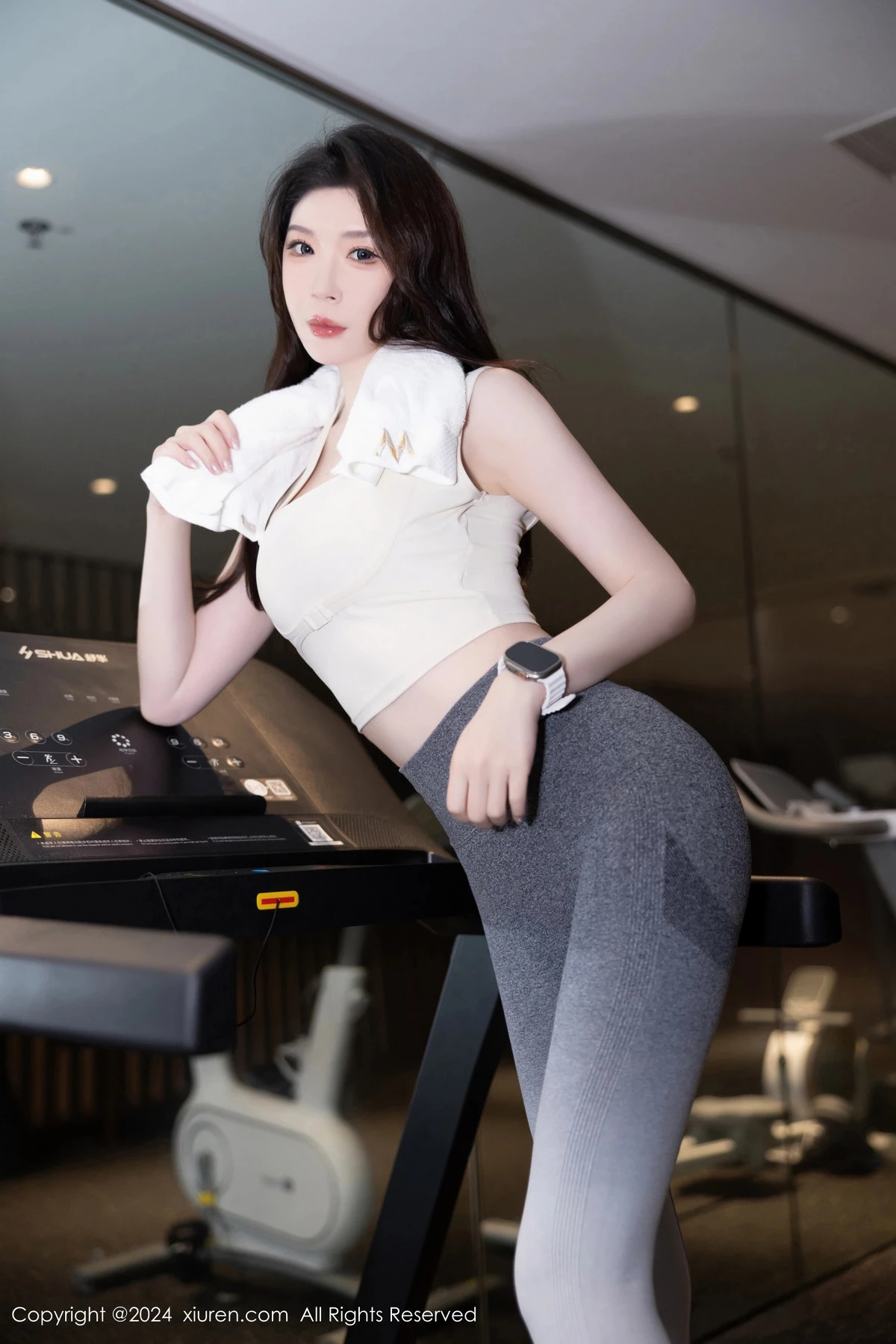 秀人集.com_[XiuRen秀人网]No.8767_模特梦心玥性感灰色瑜伽裤+黑色情趣内衣秀高挑曼妙身姿迷人写真86P