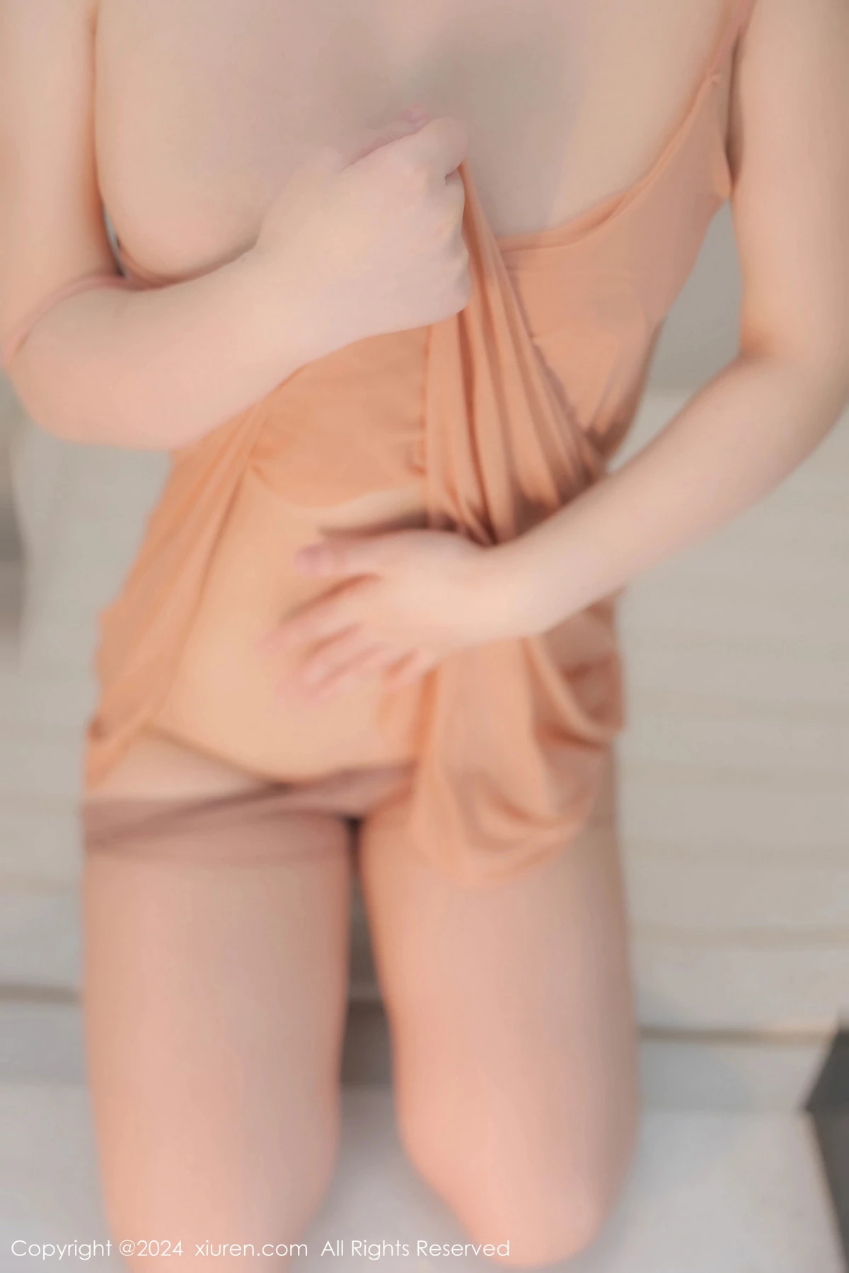 秀人集.com_[XiuRen秀人网]No.8770_模特白乐乐浴室场景性感橙色服饰配超薄肉丝秀完美身材诱惑写真89P