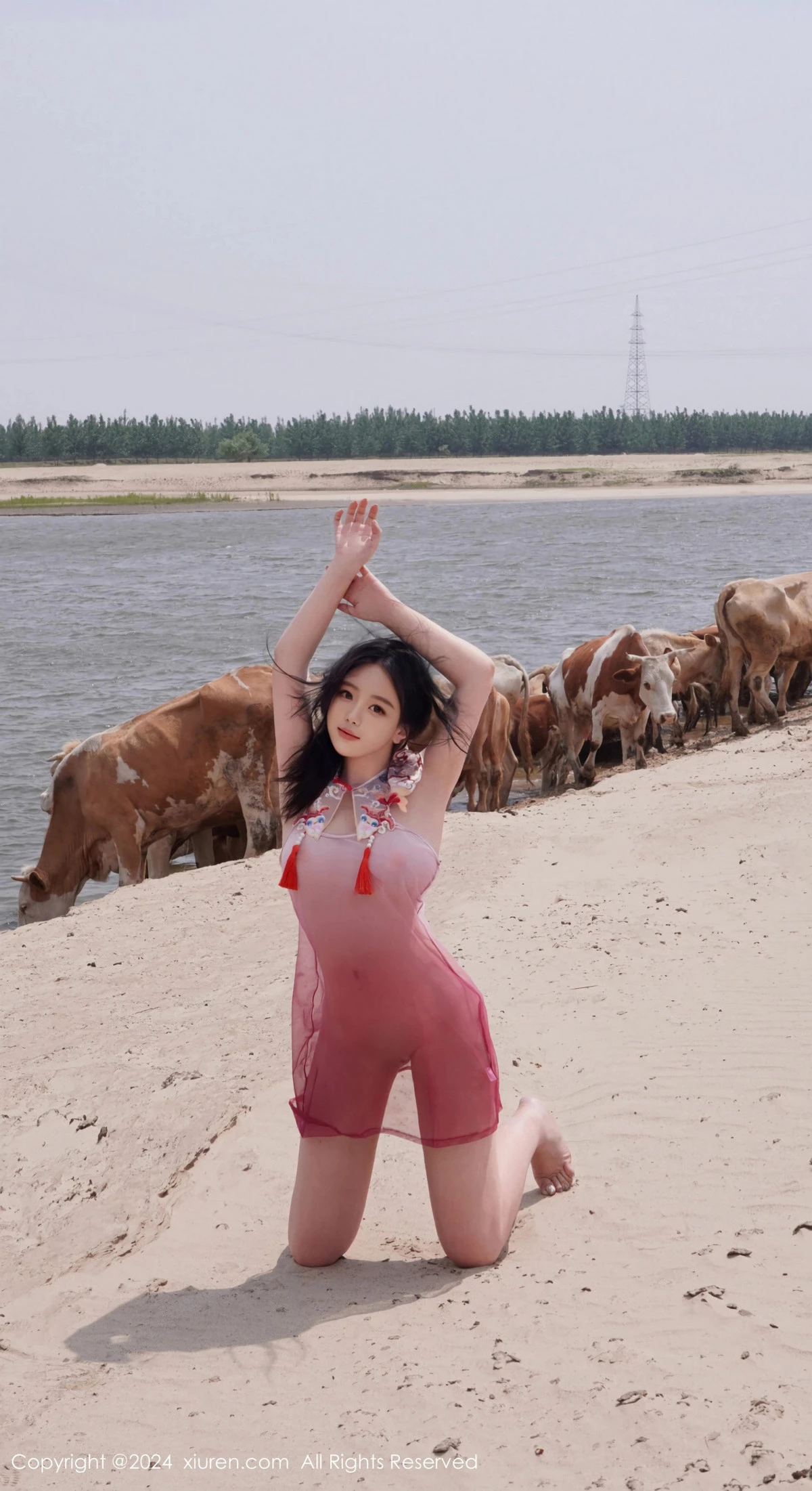 秀人集.com_[XiuRen秀人网]No.8777_模特小薯条nienie性感浅红色泳装+浅蓝色吊带秀曼妙身姿诱惑写真73P