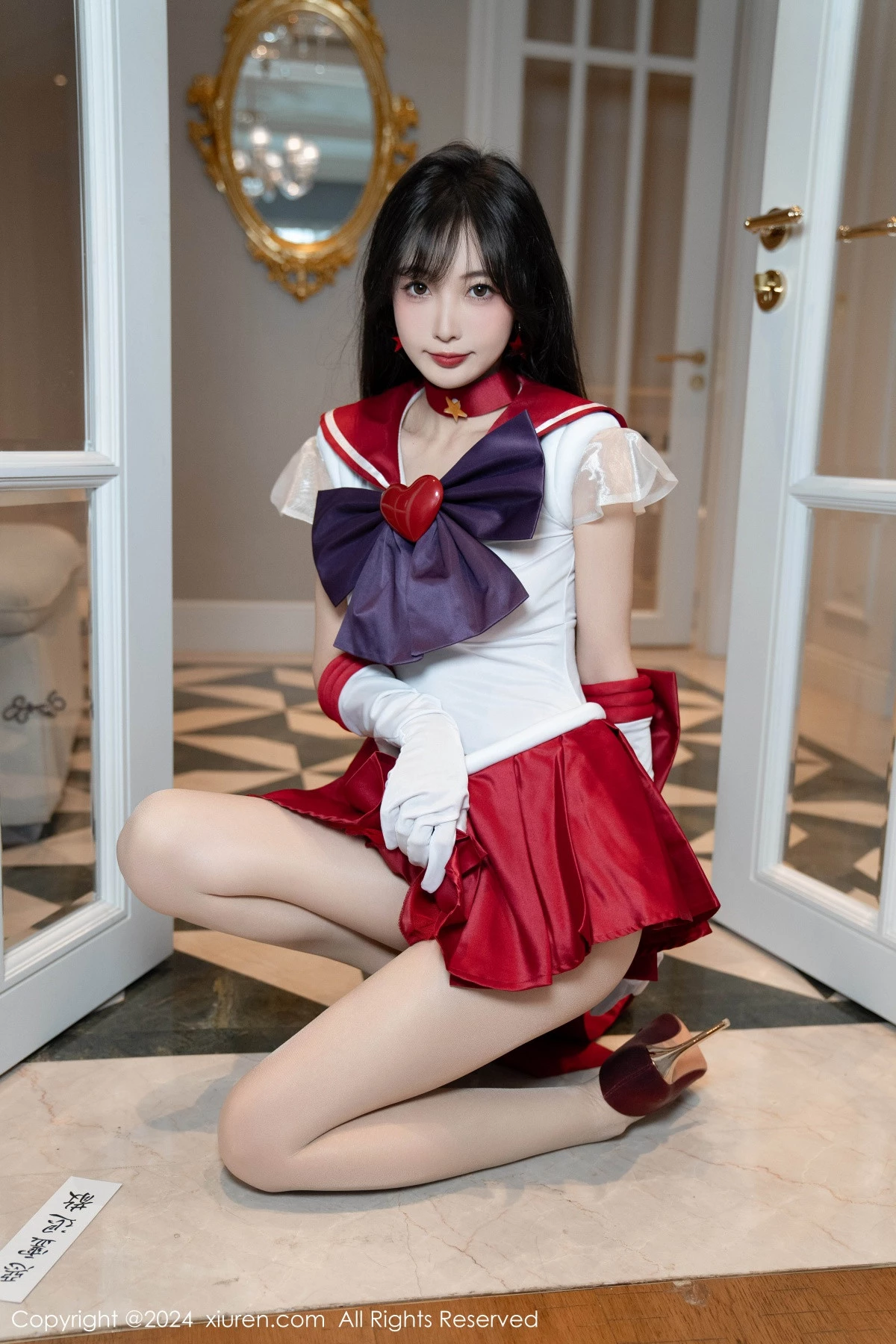 秀人集.com_[XiuRen秀人网]No.8800_模特林星阑性感白色上衣配红短裙露超薄肉丝秀曼妙身姿诱惑写真80P