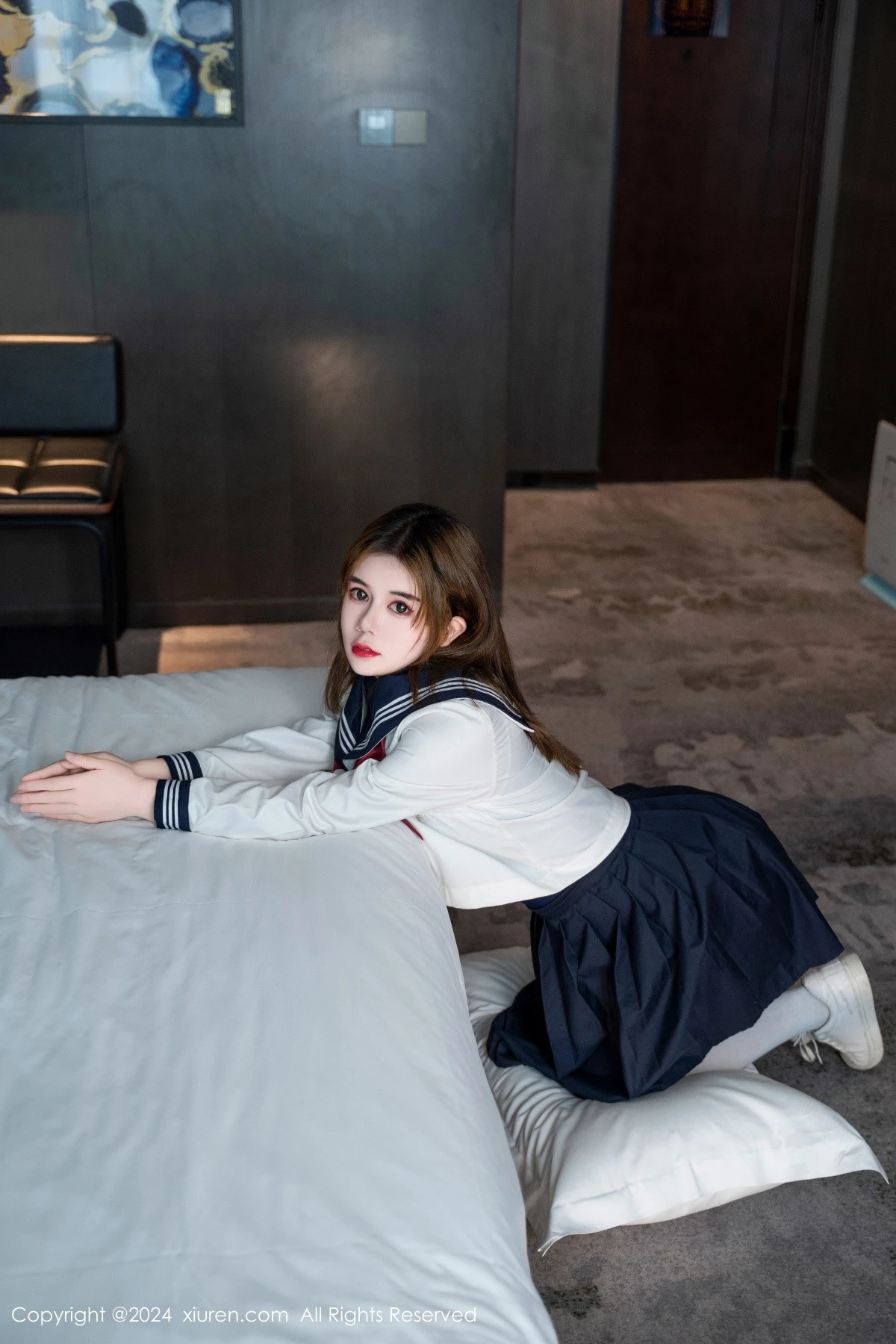 秀人集.com_[XiuRen秀人网]No.8819_新人模特凌彩烟私房浴缸性感学生服饰半脱秀丰满身材诱惑写真86P