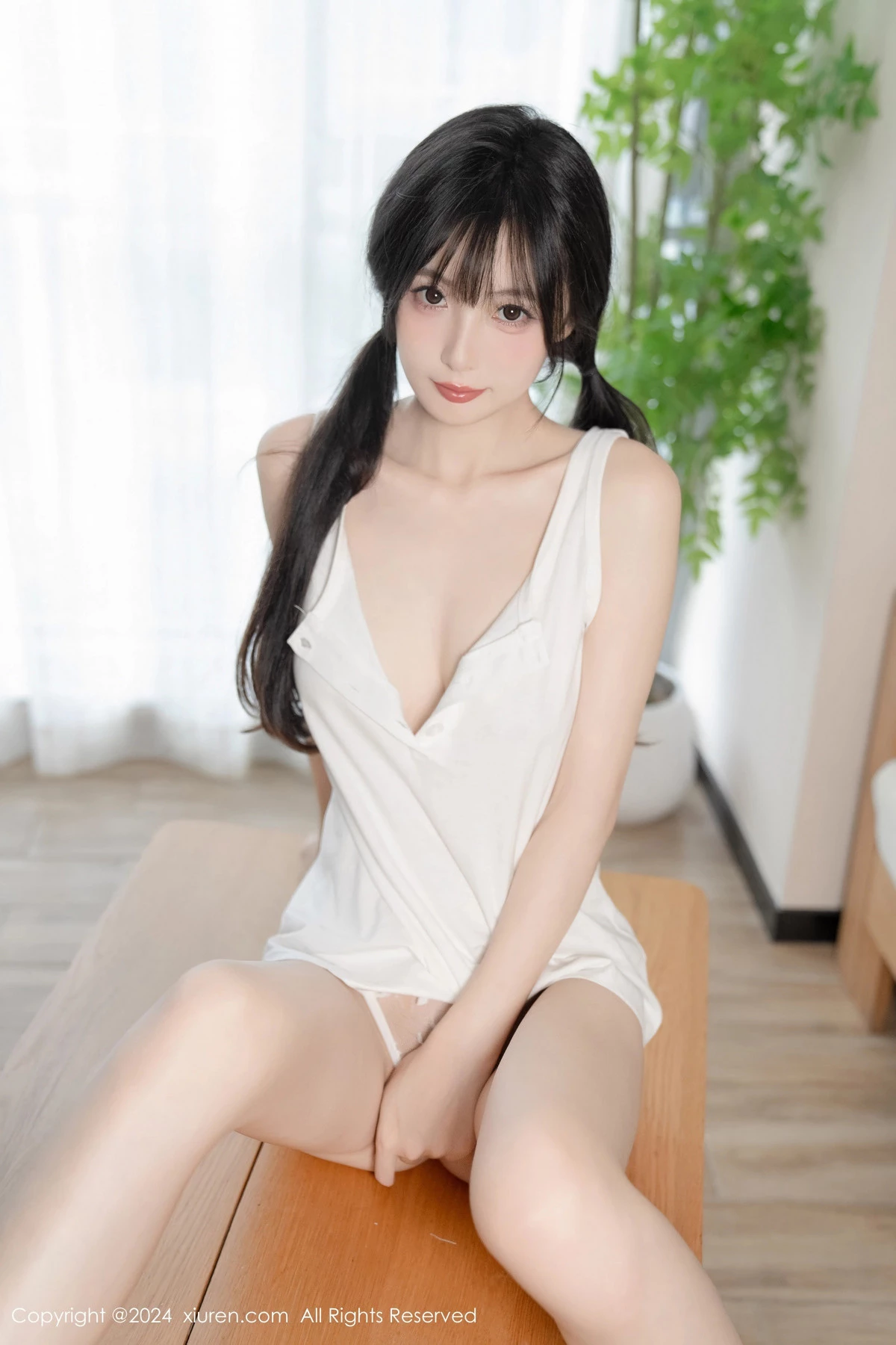 秀人集.com_[XiuRen秀人网]No.8952_模特林星阑双马尾主题性感白色情趣内衣秀曼妙身姿撩人诱惑写真83P