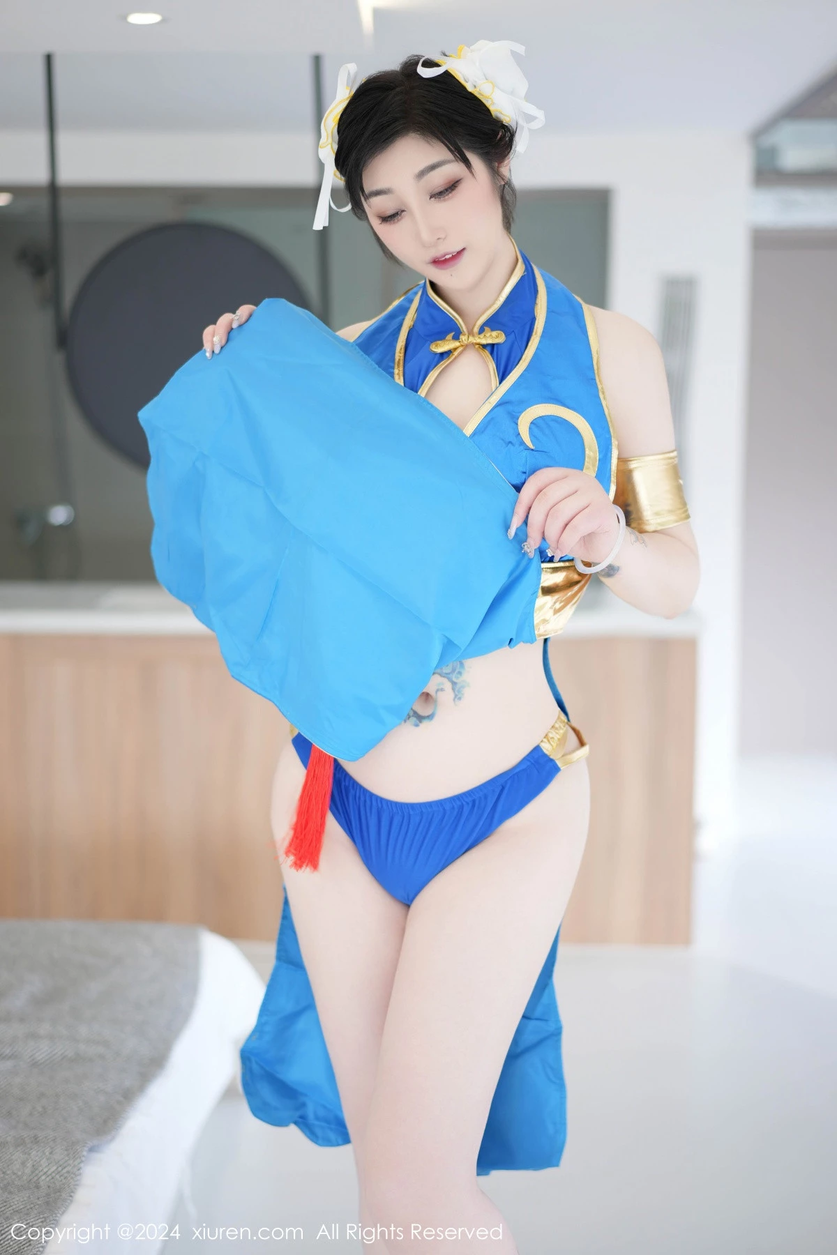 秀人集.com_[XiuRen秀人网]No.8886_女神妲己_Toxic性感蓝色造型服饰露蓝色内衣秀丰满身材诱惑写真73P