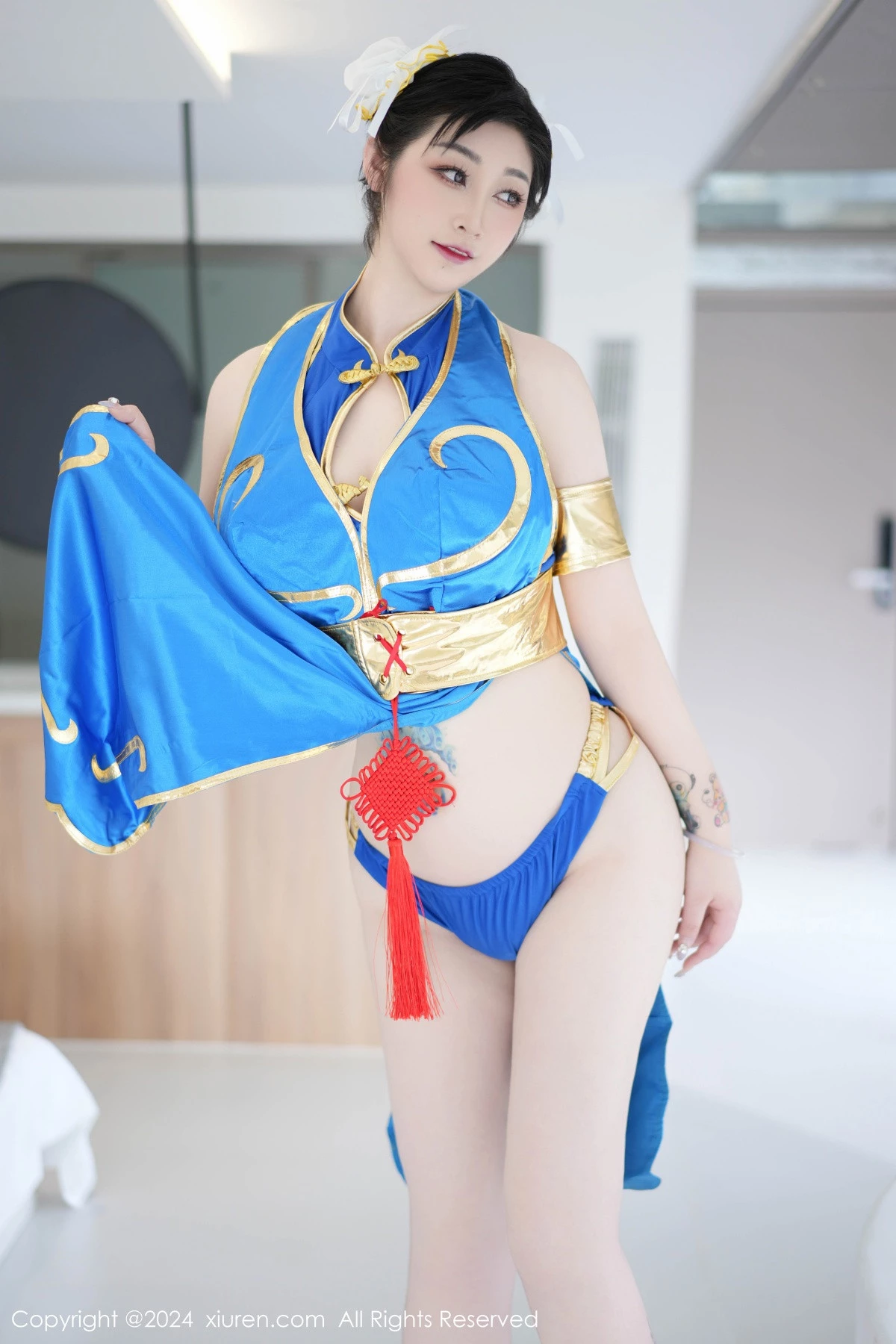 秀人集.com_[XiuRen秀人网]No.8886_女神妲己_Toxic性感蓝色造型服饰露蓝色内衣秀丰满身材诱惑写真73P