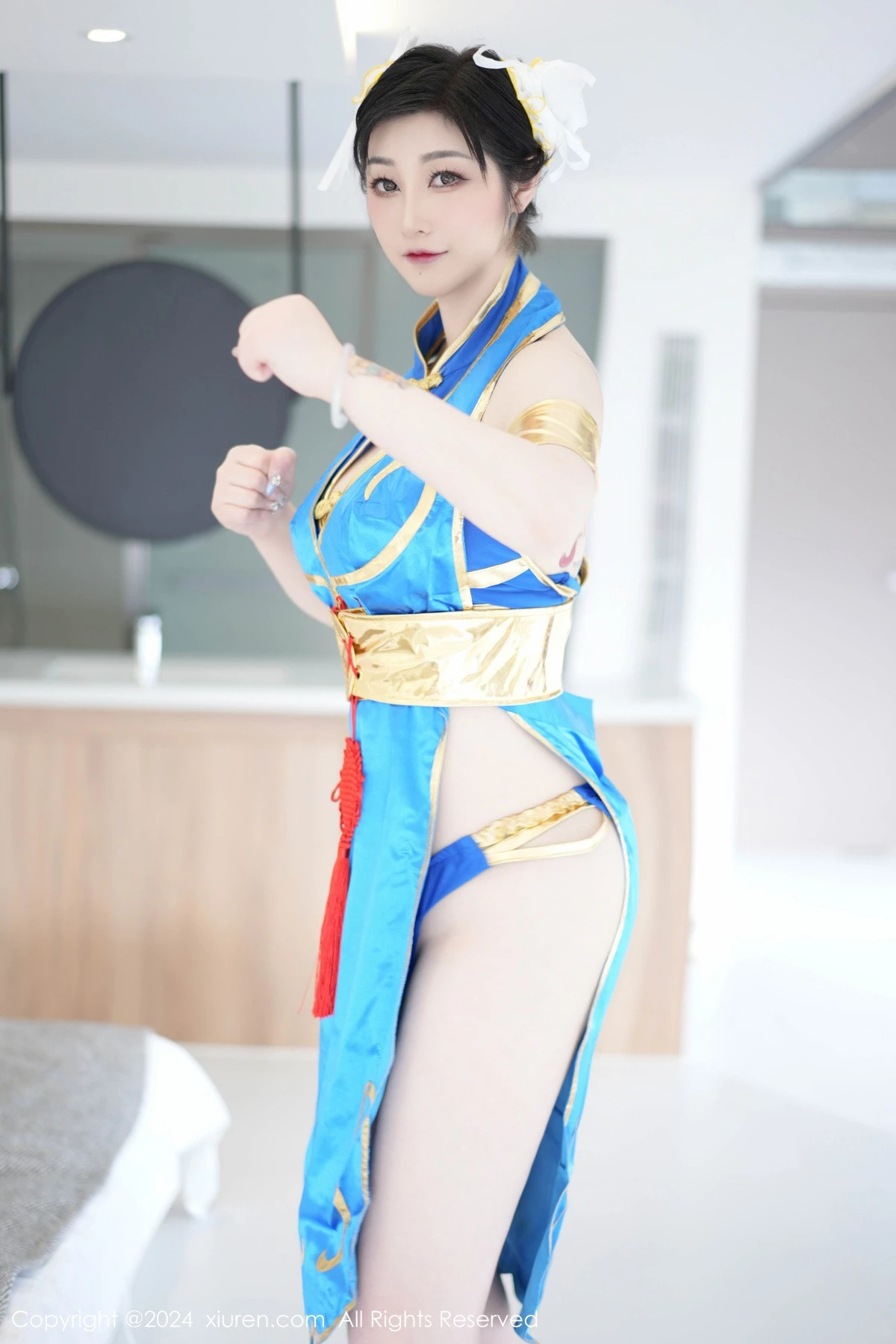 秀人集.com_[XiuRen秀人网]No.8886_女神妲己_Toxic性感蓝色造型服饰露蓝色内衣秀丰满身材诱惑写真73P