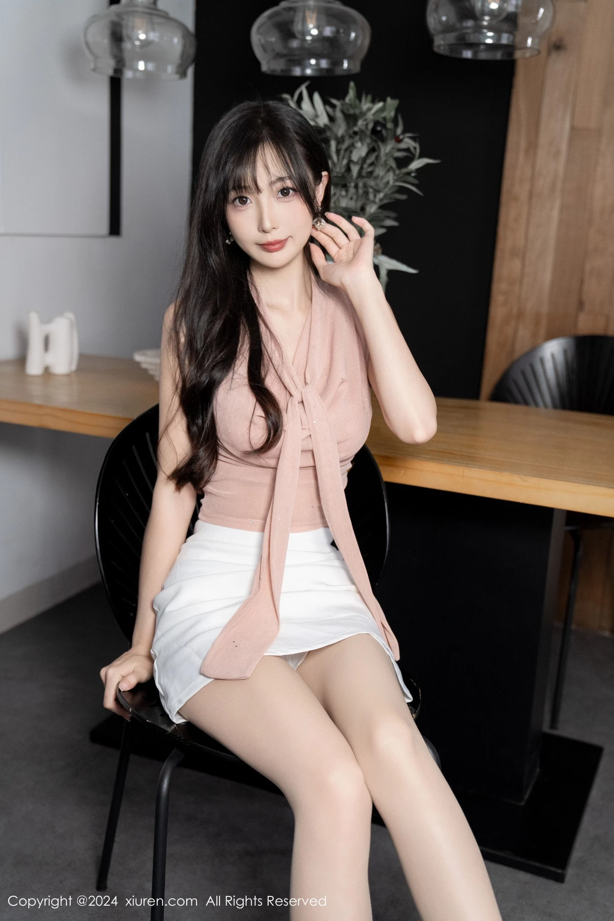 秀人集.com_[XiuRen秀人网]No.8980_模特林星阑性感护士制服+白色包臀裙配超薄肉丝撩人诱惑写真102P