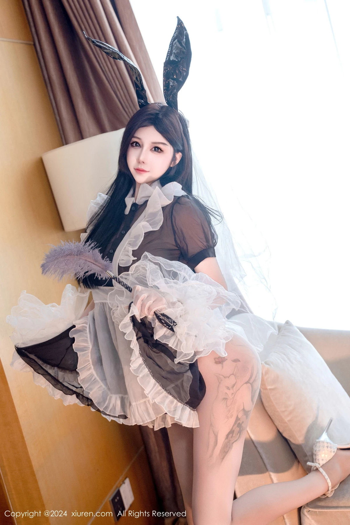 秀人集.com_[XiuRen秀人网]No.9010_模特陈芊儿私房性感兔女郎装扮黑色薄纱秀丰满身材惹火诱惑写真81P
