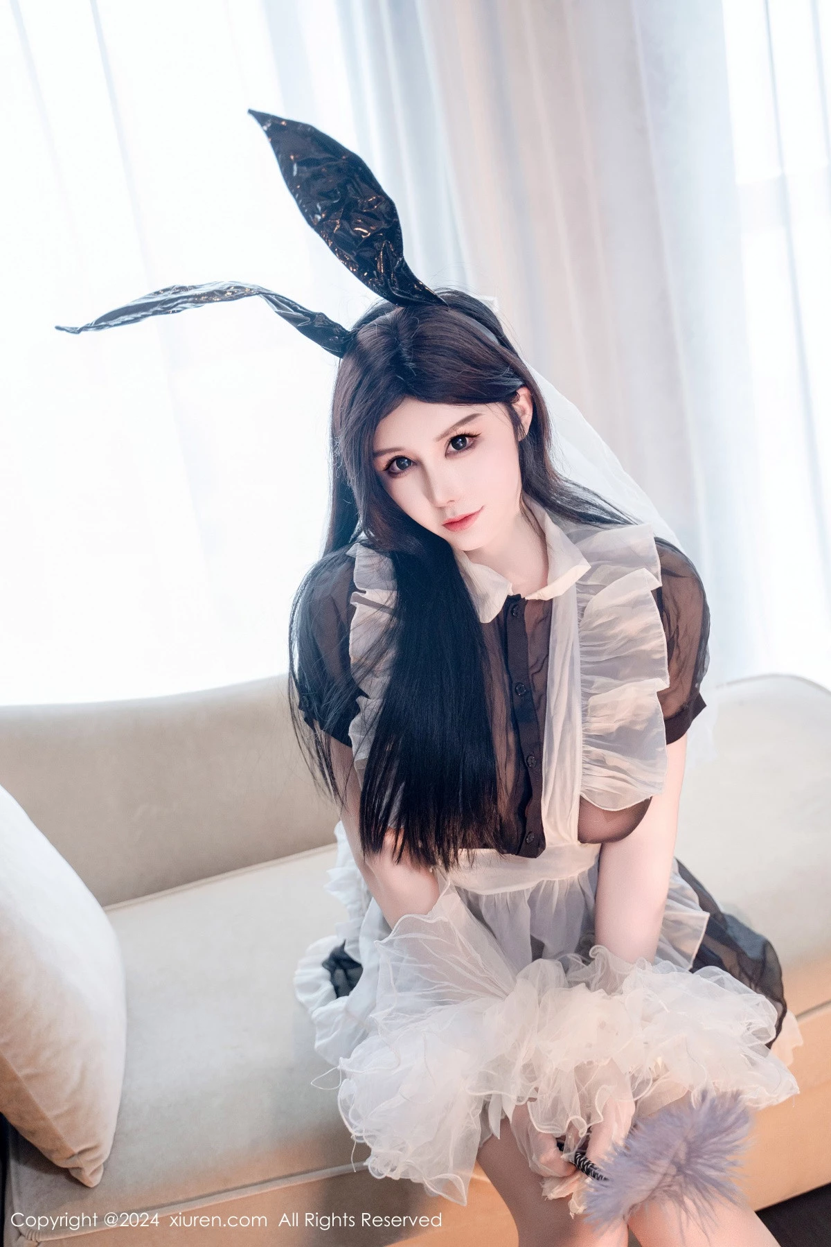 秀人集.com_[XiuRen秀人网]No.9010_模特陈芊儿私房性感兔女郎装扮黑色薄纱秀丰满身材惹火诱惑写真81P