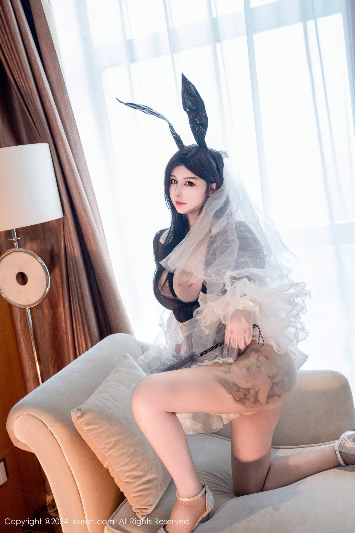 秀人集.com_[XiuRen秀人网]No.9010_模特陈芊儿私房性感兔女郎装扮黑色薄纱秀丰满身材惹火诱惑写真81P