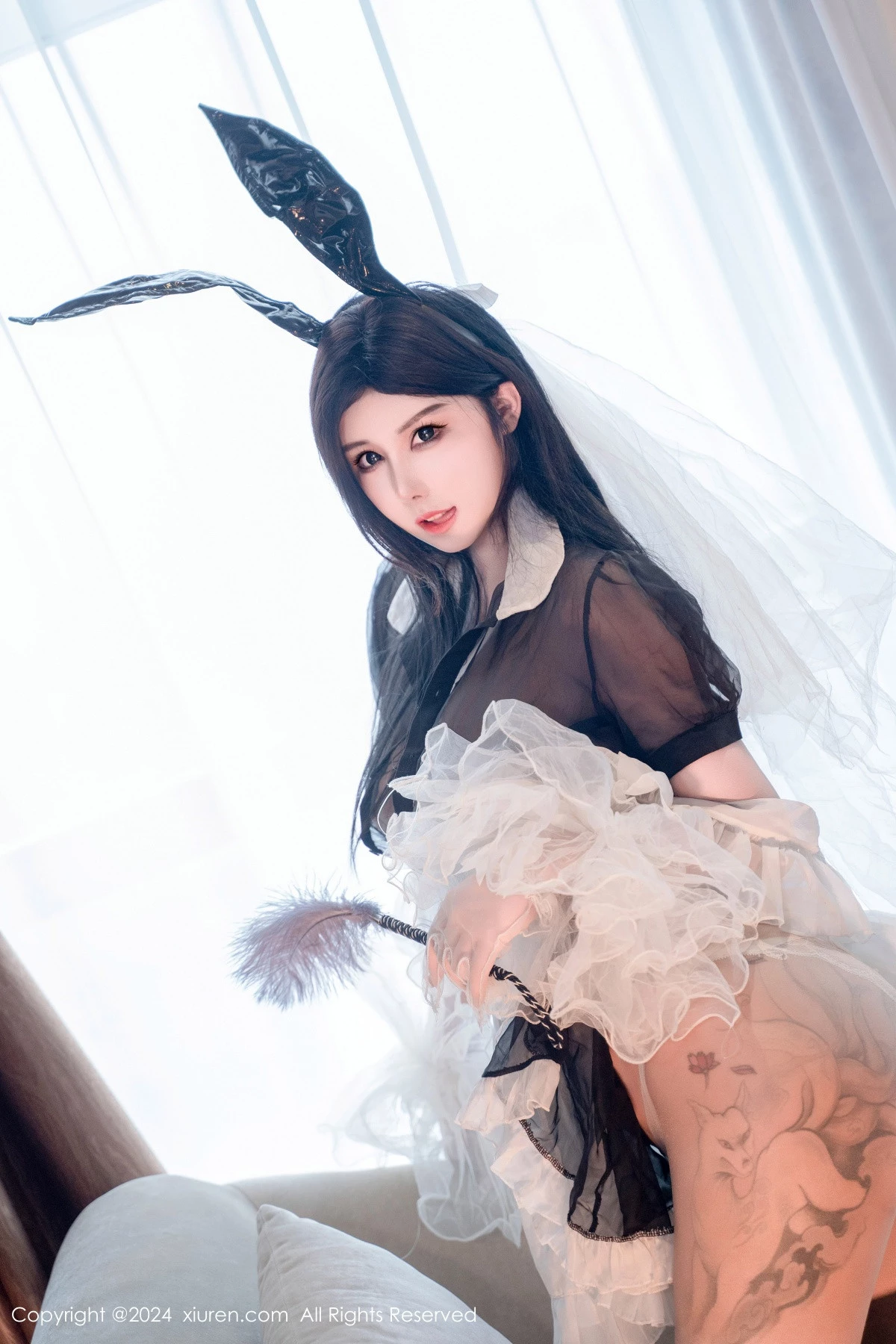秀人集.com_[XiuRen秀人网]No.9010_模特陈芊儿私房性感兔女郎装扮黑色薄纱秀丰满身材惹火诱惑写真81P