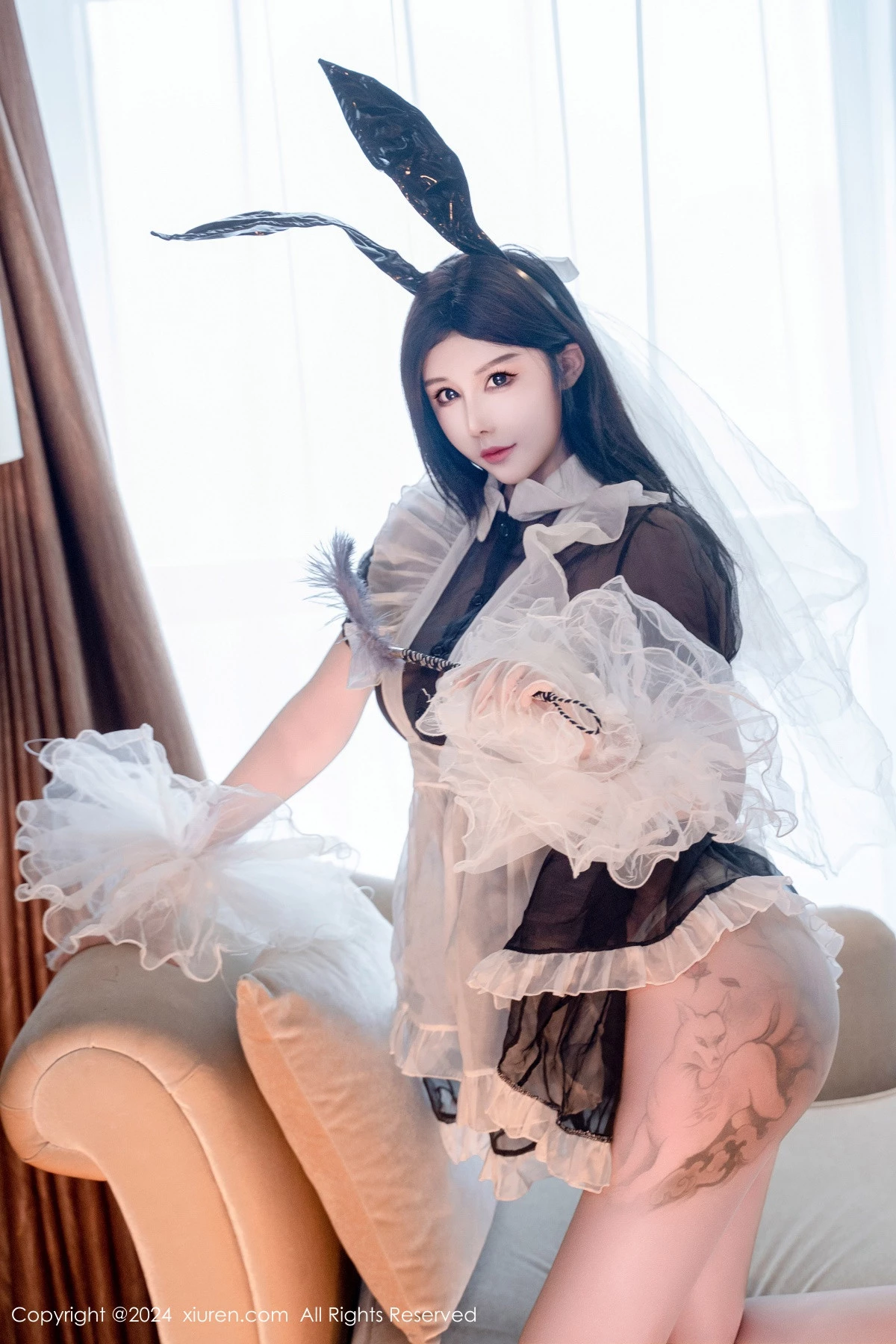 秀人集.com_[XiuRen秀人网]No.9010_模特陈芊儿私房性感兔女郎装扮黑色薄纱秀丰满身材惹火诱惑写真81P