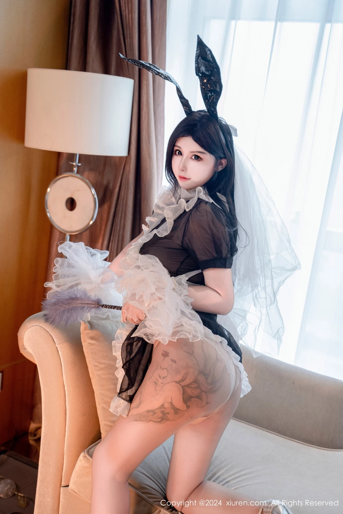 秀人集.com_[XiuRen秀人网]No.9010_模特陈芊儿私房性感兔女郎装扮黑色薄纱秀丰满身材惹火诱惑写真81P