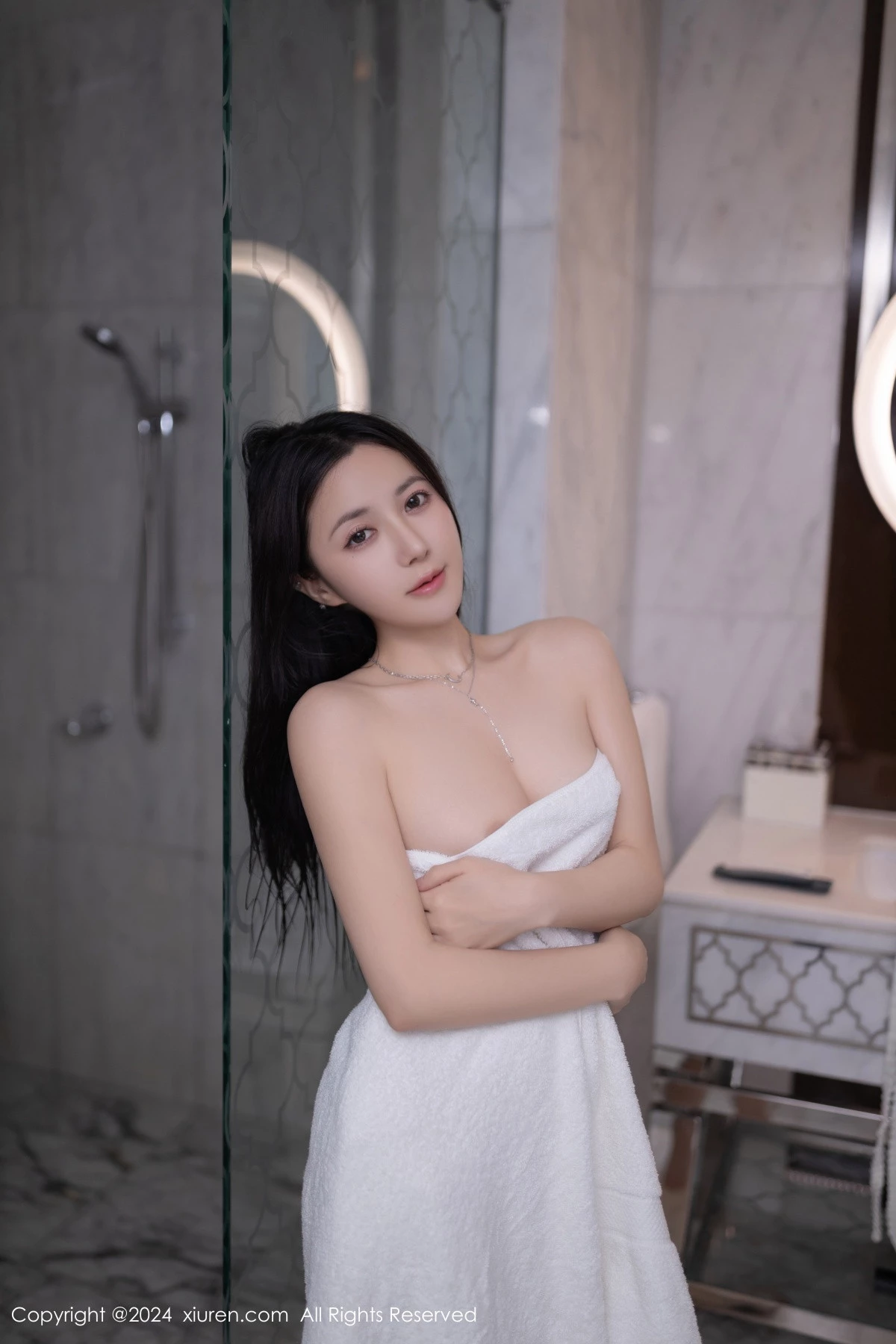 秀人集.com_[XiuRen秀人网]No.9030_模特鱼子酱Fish性感白色情趣服饰配白丝吊袜秀婀娜身姿诱惑写真80P