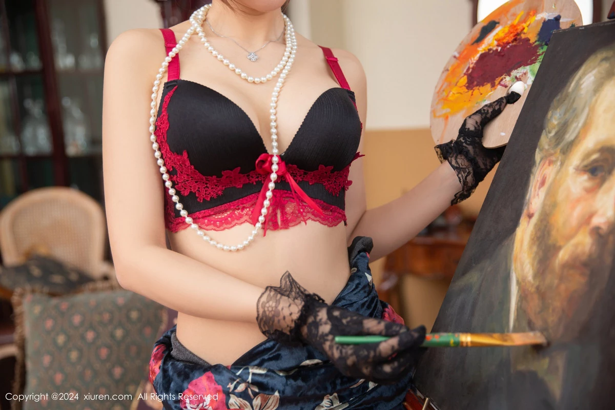 秀人集.com_[XiuRen秀人网]No.9116_女神绮里嘉ula性感复古旗袍露黑红色内衣配超薄黑丝极致魅惑写真66P