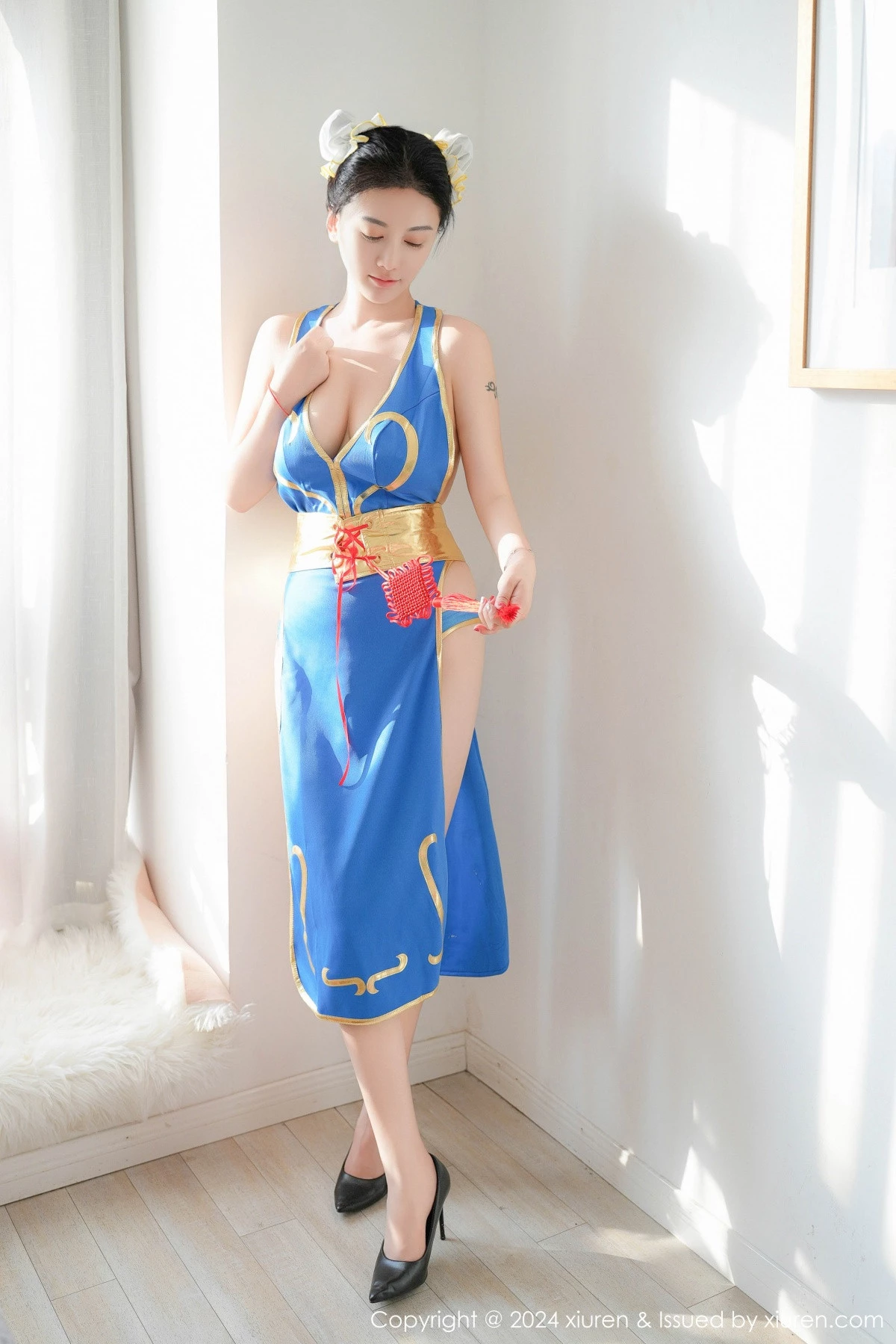 秀人集.com_[XiuRen秀人网]No.9252_模特雅茹老师性感蓝色COSPLAY服饰秀白嫩柔美身姿诱惑写真61P