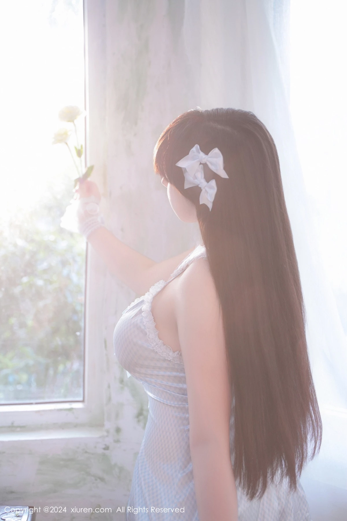 秀人集.com_[XiuRen秀人网]No.9258_新人模特正妹Abby性感女仆装扮配白丝袜秀丰满身材惹火诱惑写真68P