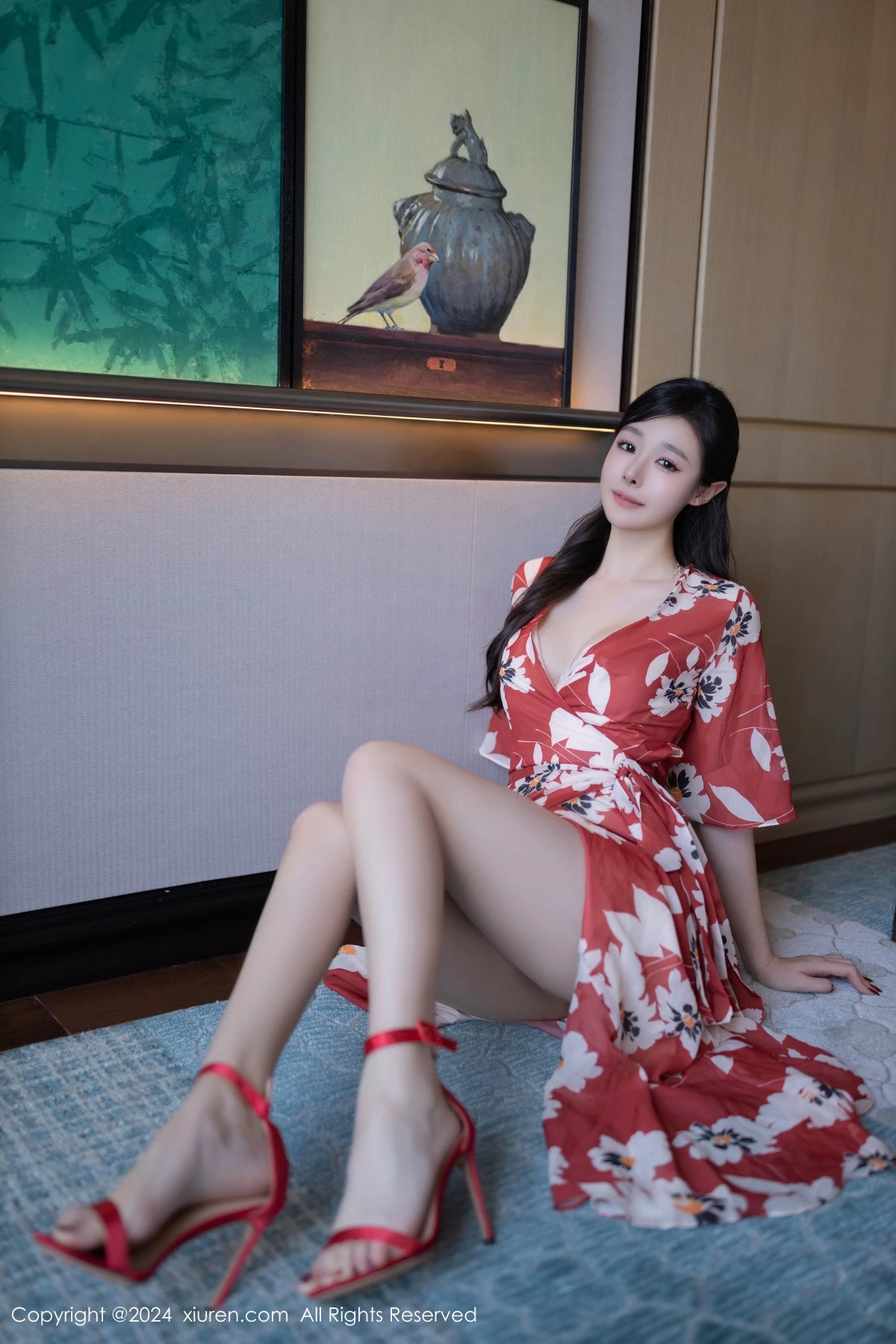 秀人集.com_[XiuRen秀人网]No.9270_模特小逗逗性感花朵连衣裙露白色情趣内衣秀曼妙身姿诱惑写真80P