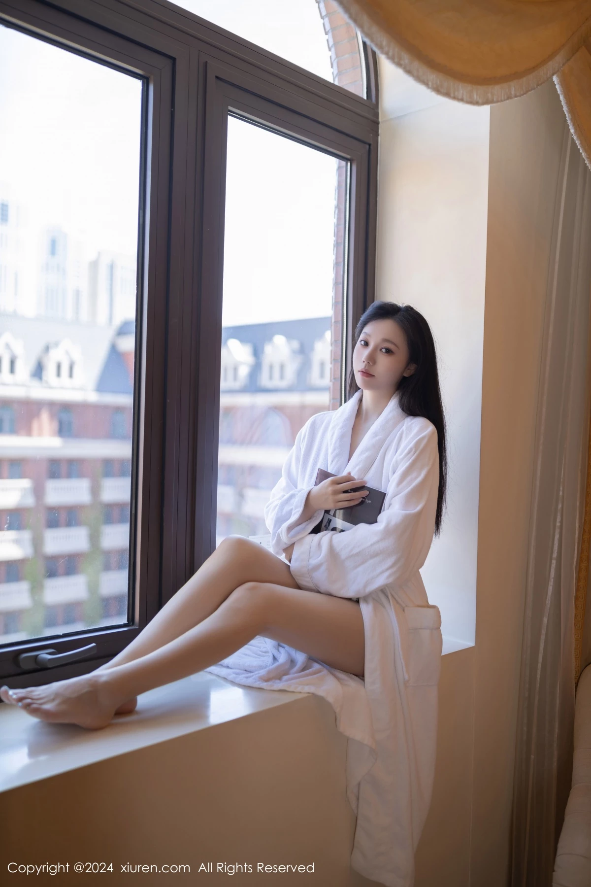 秀人集.com_[XiuRen秀人网]No.9281_模特安然anran性感白色浴袍配白色浴巾秀柔美身段撩人诱惑写真80P