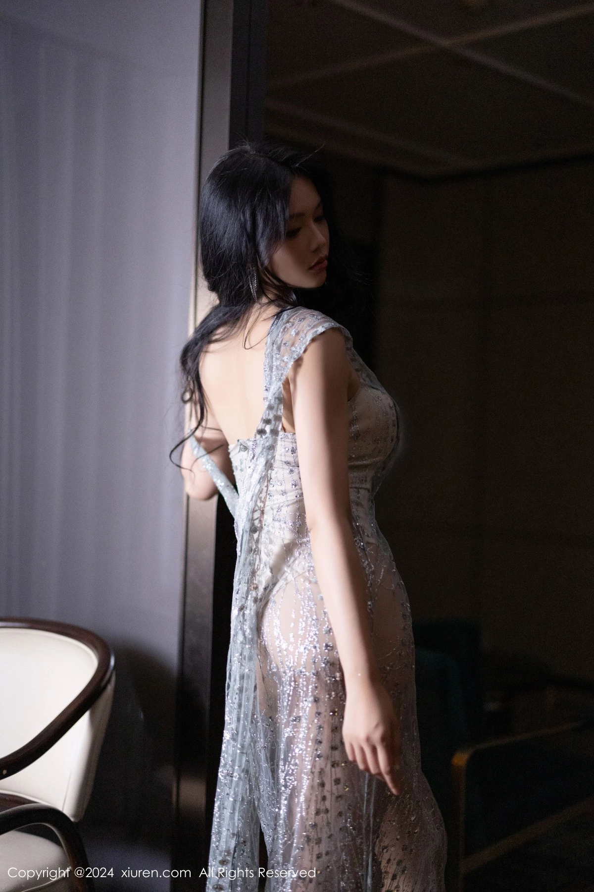 秀人集.com_[XiuRen秀人网]No.9180_模特娜比浴室性感肉色连衣裙露黑色蕾丝内衣秀凹凸身材诱惑写真83P