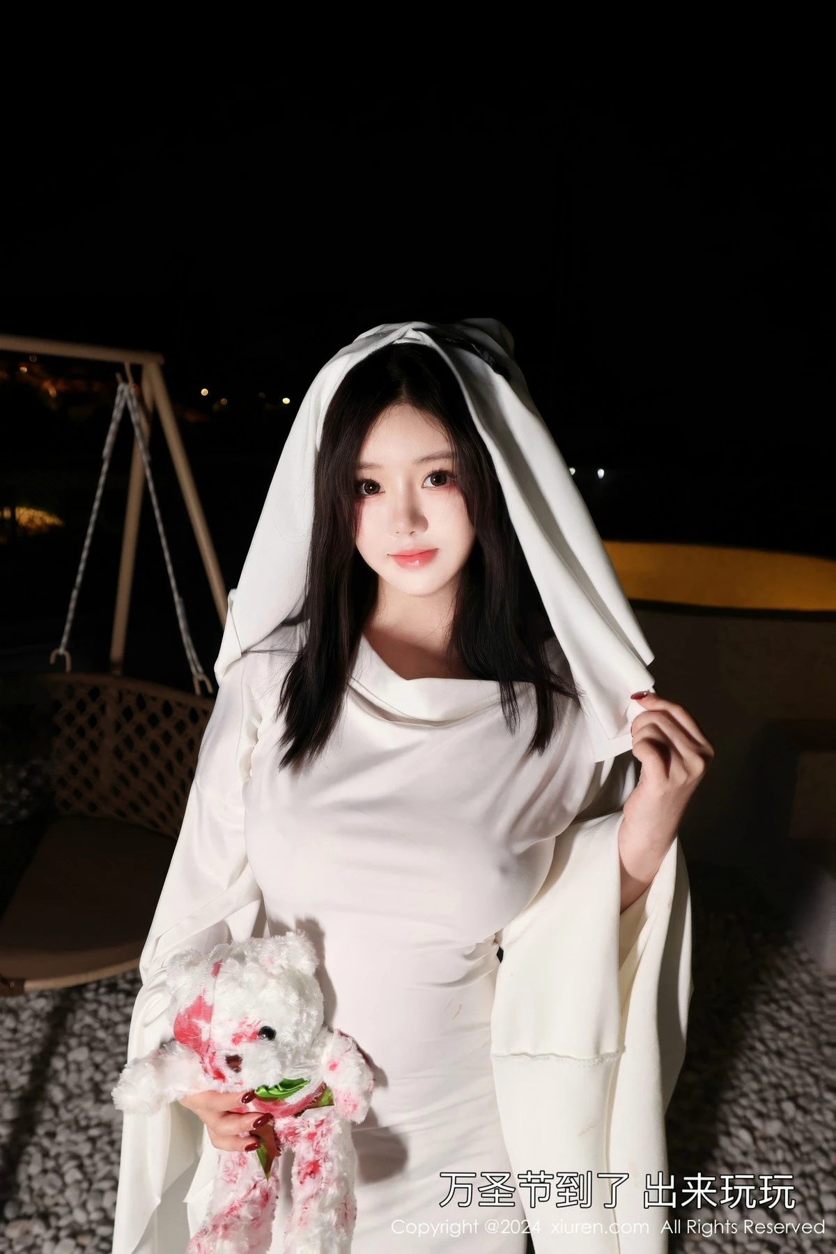 秀人集.com_[XiuRen秀人网]No.9376_模特小薯条nienie白色连衣裙+红色情趣服饰秀曼妙身姿诱惑写真81P