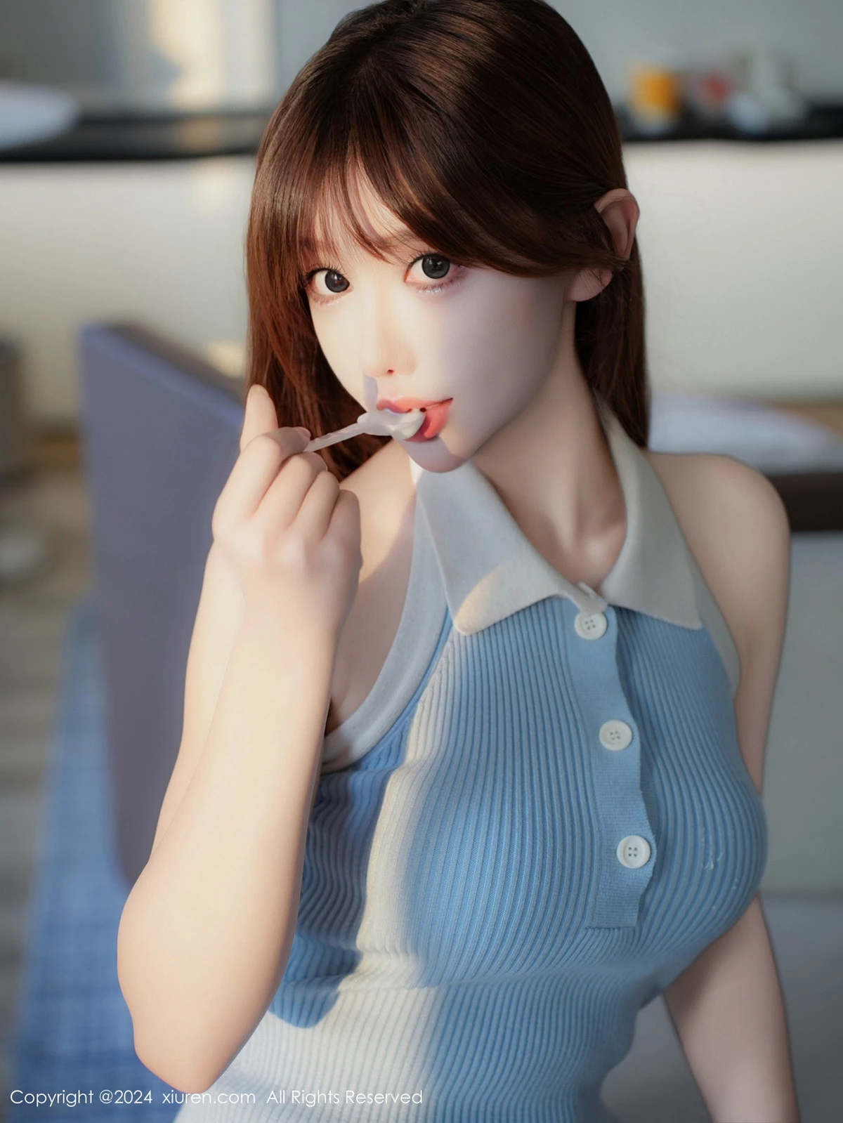 秀人集.com_[XiuRen秀人网]No.9458_新人模特李金金蓝色连衣短裙露白色内衣配白丝吊袜秀美腿诱惑写真98P