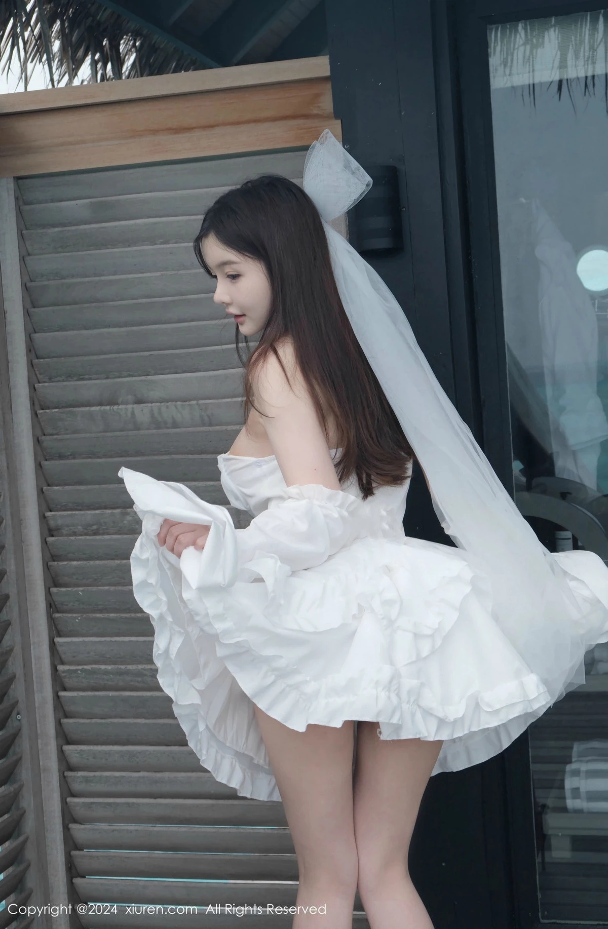 秀人集.com_[XiuRen秀人网]No.9535_模特糯美子MINIbabe性感白色婚纱配情趣内衣秀惹火身材诱惑写真59P