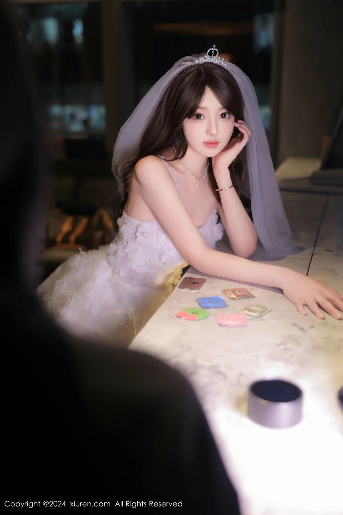 秀人集.com_[XiuRen秀人网]No.9601_模特桃妖夭性感白色婚纱露白色内衣配超薄肉丝秀曼妙身姿诱惑写真77P