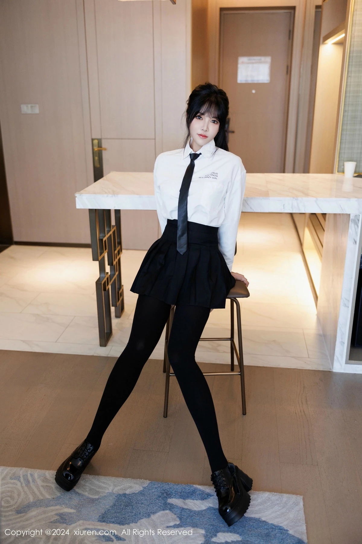 秀人集.com_[XiuRen秀人网]No.9505_模特娜比私房性感黑色蕾丝内衣配超薄肉丝秀凹凸身材诱惑写真88P