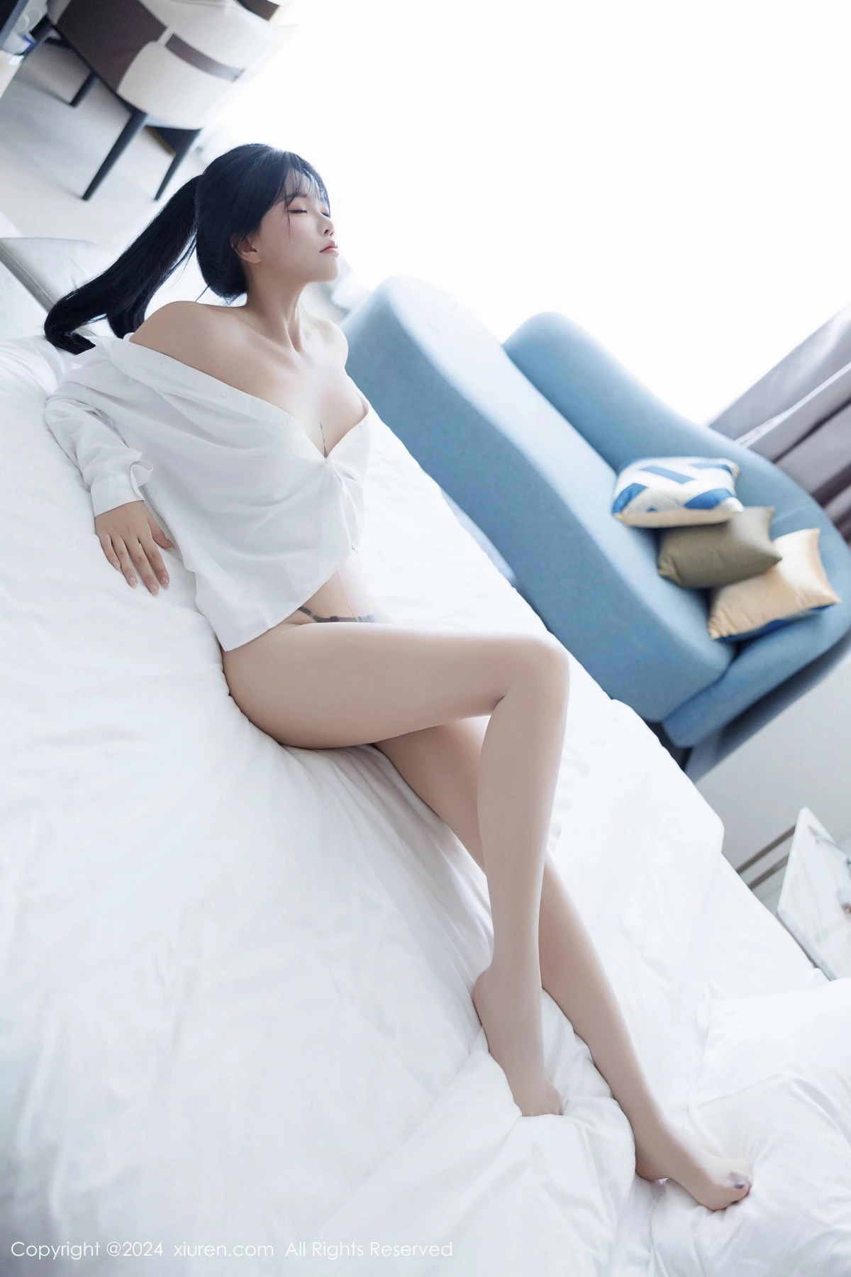 秀人集.com_[XiuRen秀人网]No.9505_模特娜比私房性感黑色蕾丝内衣配超薄肉丝秀凹凸身材诱惑写真88P