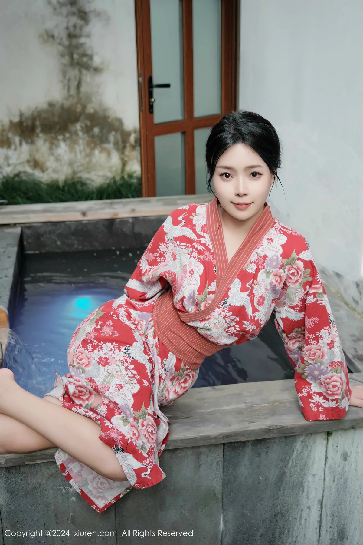 秀人集.com_[XiuRen秀人网]No.9687_模特麦田温泉场景性感花色连衣裙半脱秀曼妙身姿惹火诱惑写真77P