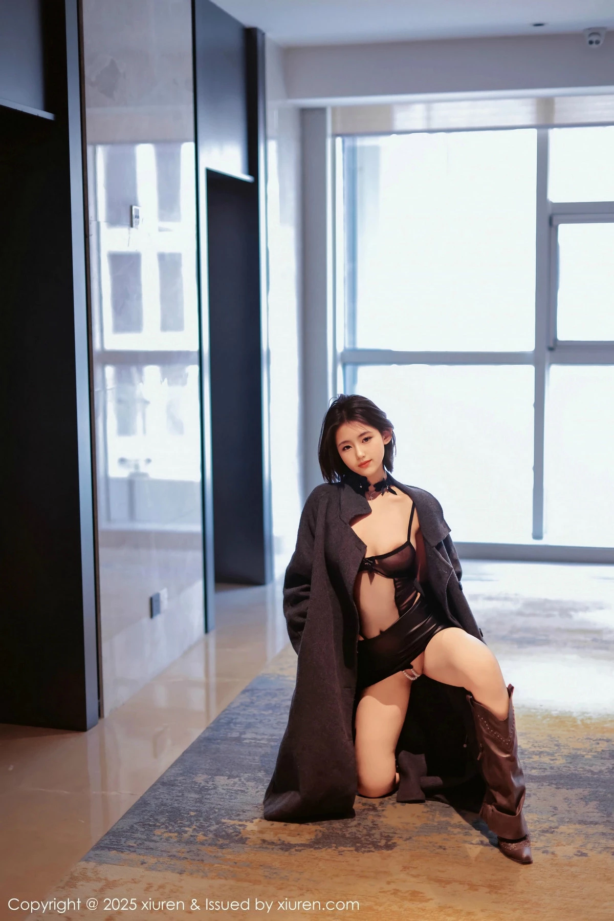 秀人集.com_[XiuRen秀人网]No.9727_模特小橘子orange私房性感黑色轻透连体内衣秀完美身材诱惑写真79P