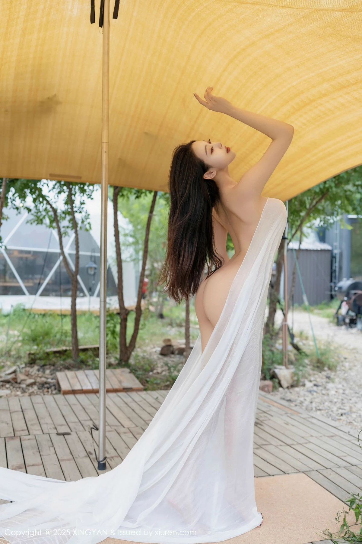 秀人集.com_[XINGYAN星颜社]VOL.298_模特清妙户外性感白色轻透薄纱透视秀诱人胴体火辣诱惑写真80P