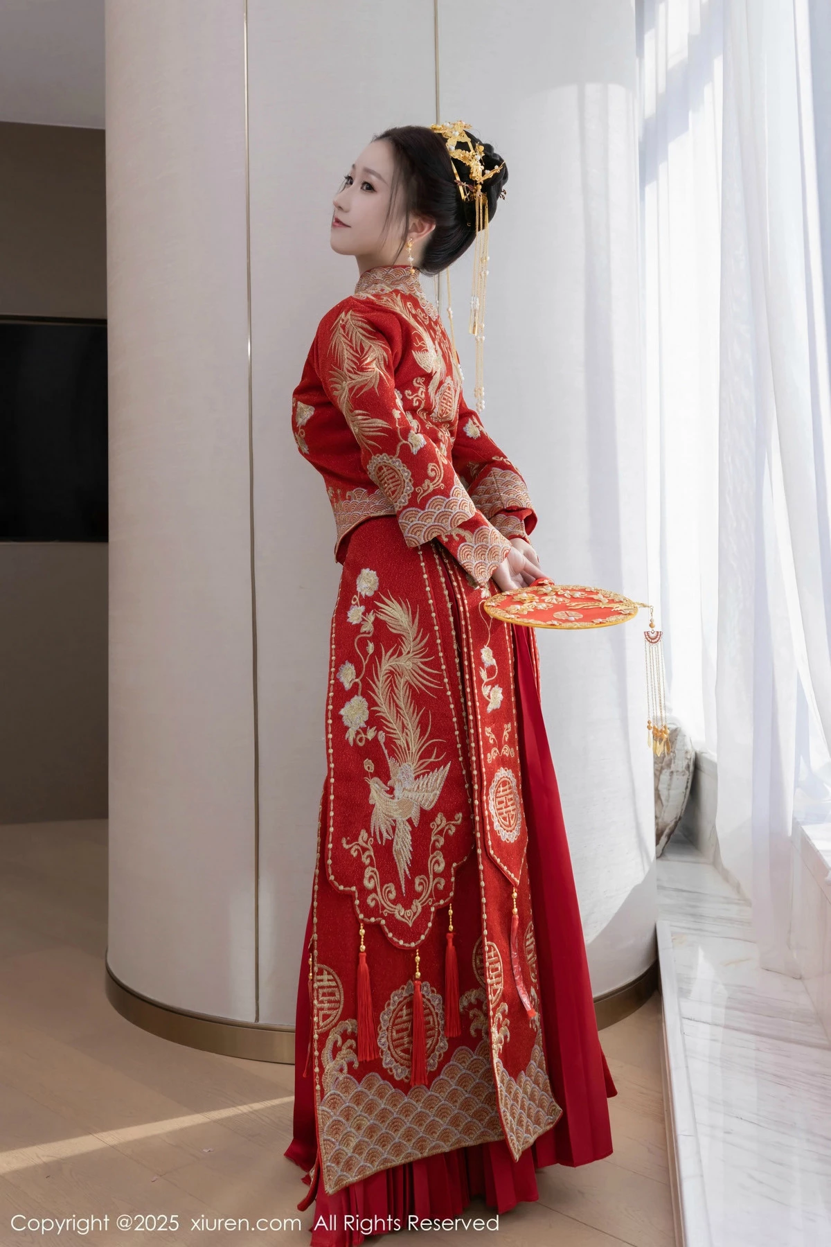 秀人集.com_[XiuRen秀人网]No.9811_模特杏子Yada性感新娘装红色情趣内衣配超薄肉丝秀美腿诱惑写真84P