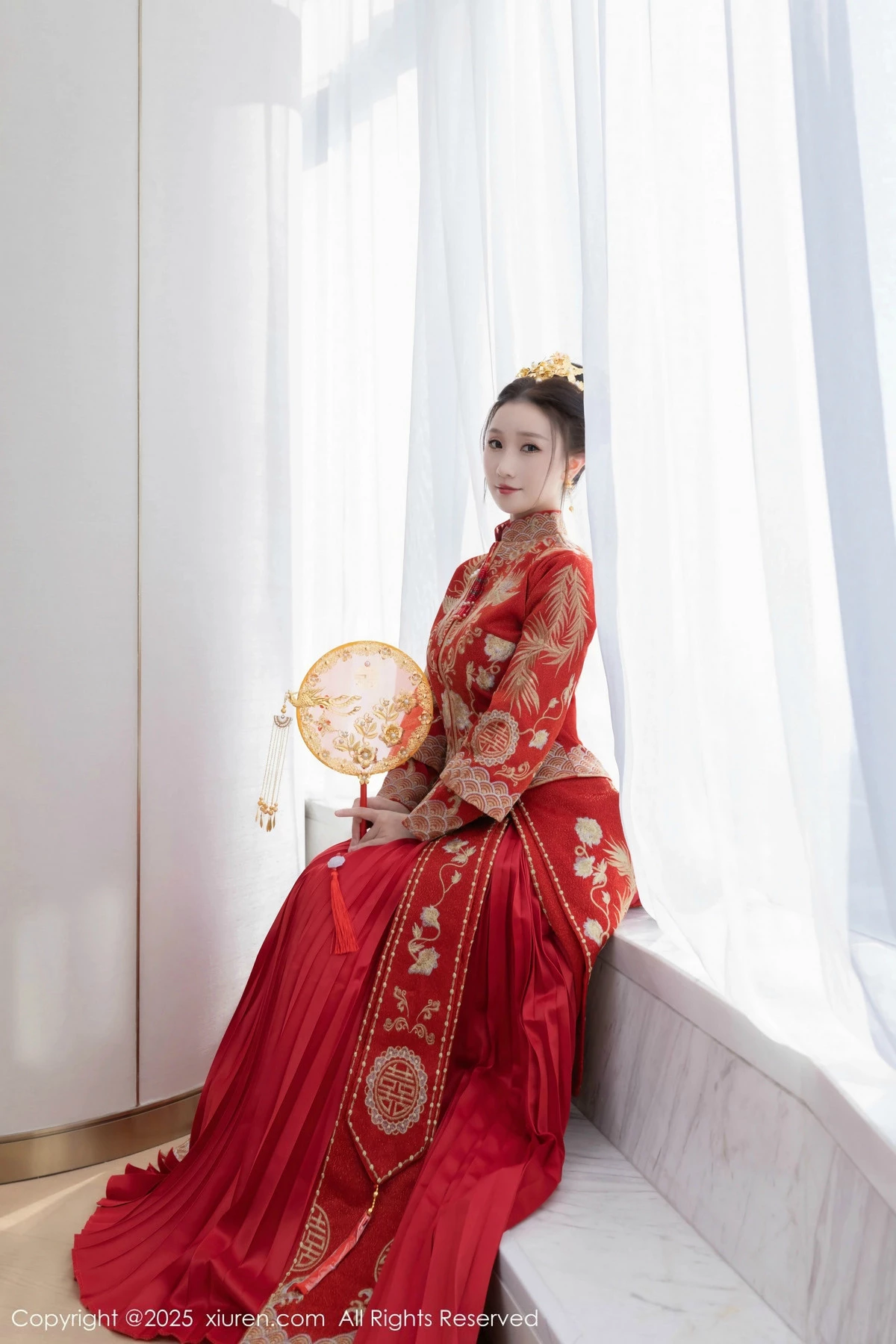 秀人集.com_[XiuRen秀人网]No.9811_模特杏子Yada性感新娘装红色情趣内衣配超薄肉丝秀美腿诱惑写真84P