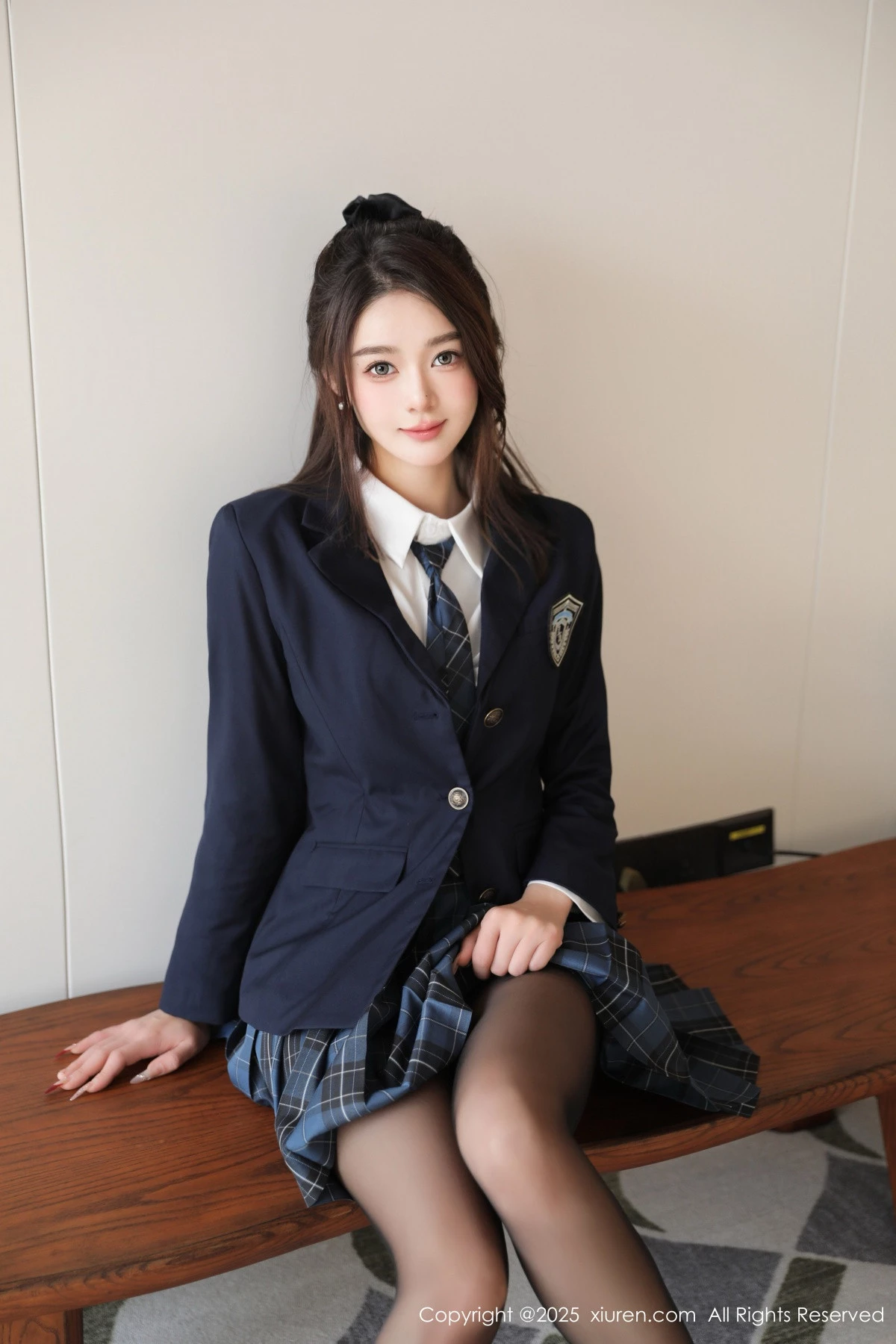 秀人集.com_[XiuRen秀人网]No.9888_模特Candy糖糖性感JK制服配超薄黑丝秀丰腴身材完美诱惑写真87P