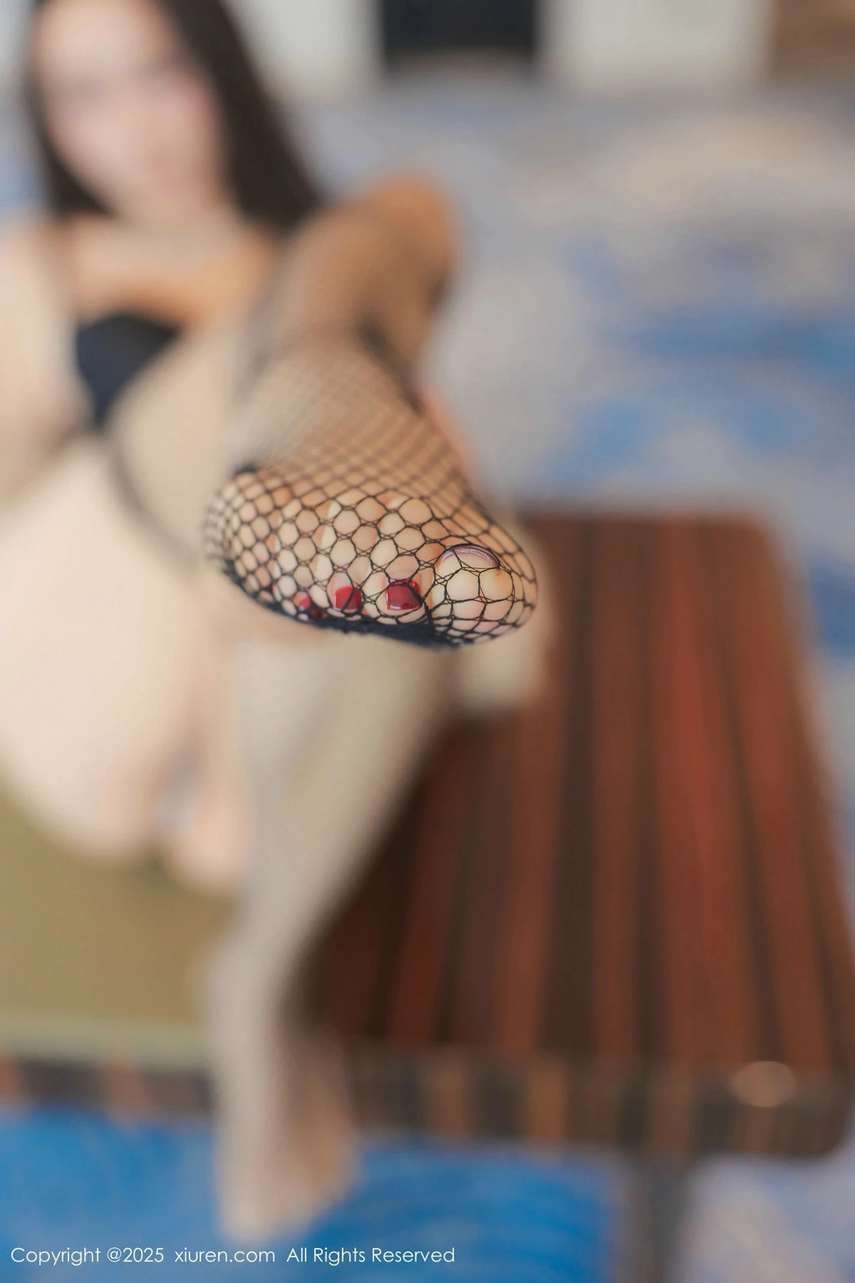 秀人集.com_[XiuRen秀人网]No.9781_模特Candy糖糖性感黑色情趣内衣配黑丝网袜秀完美身材诱惑写真80P