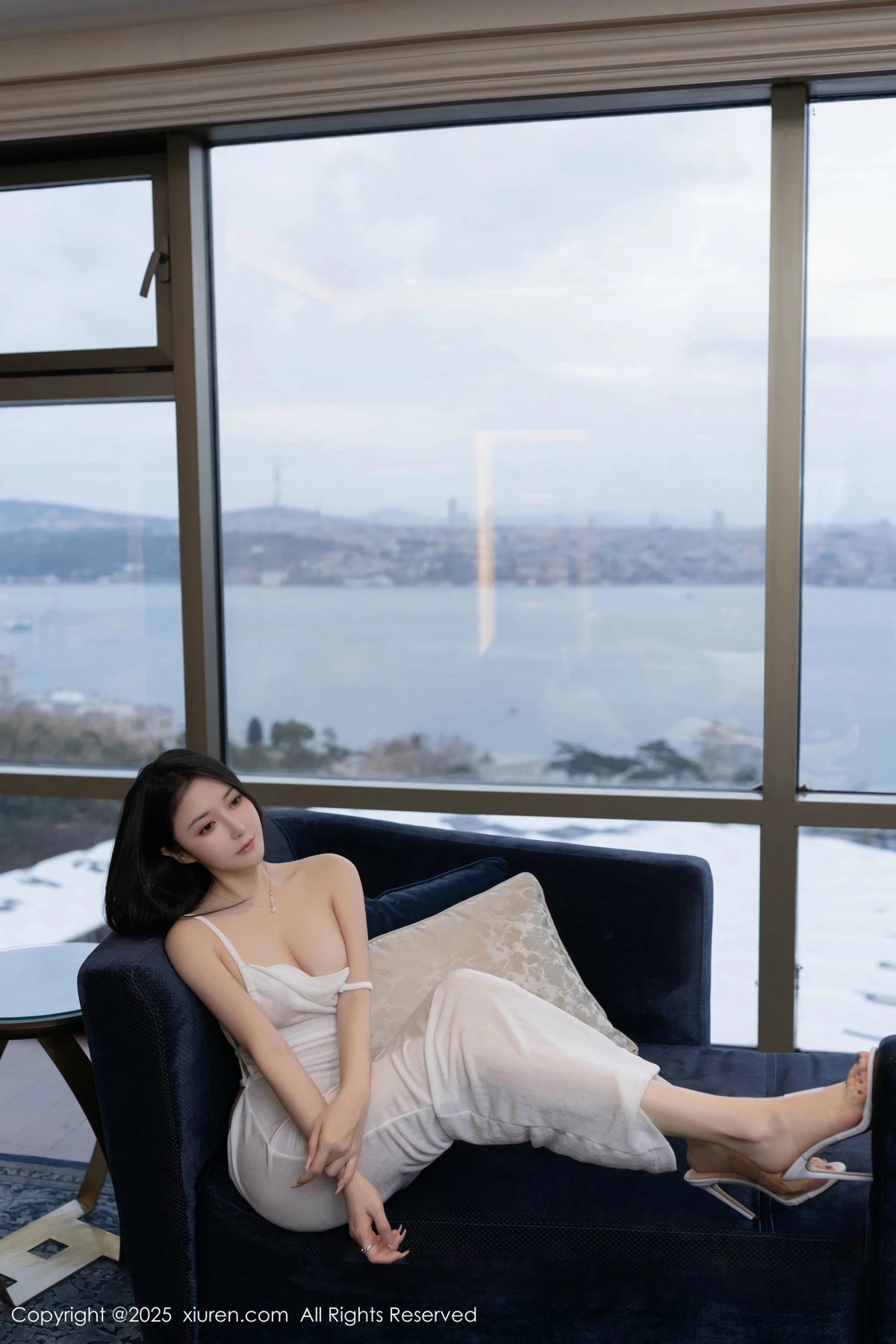 秀人集.com_[XiuRen秀人网]No.9780_模特鱼子酱Fish私房性感白色透视连衣长裙秀惹火身材诱惑写真80P