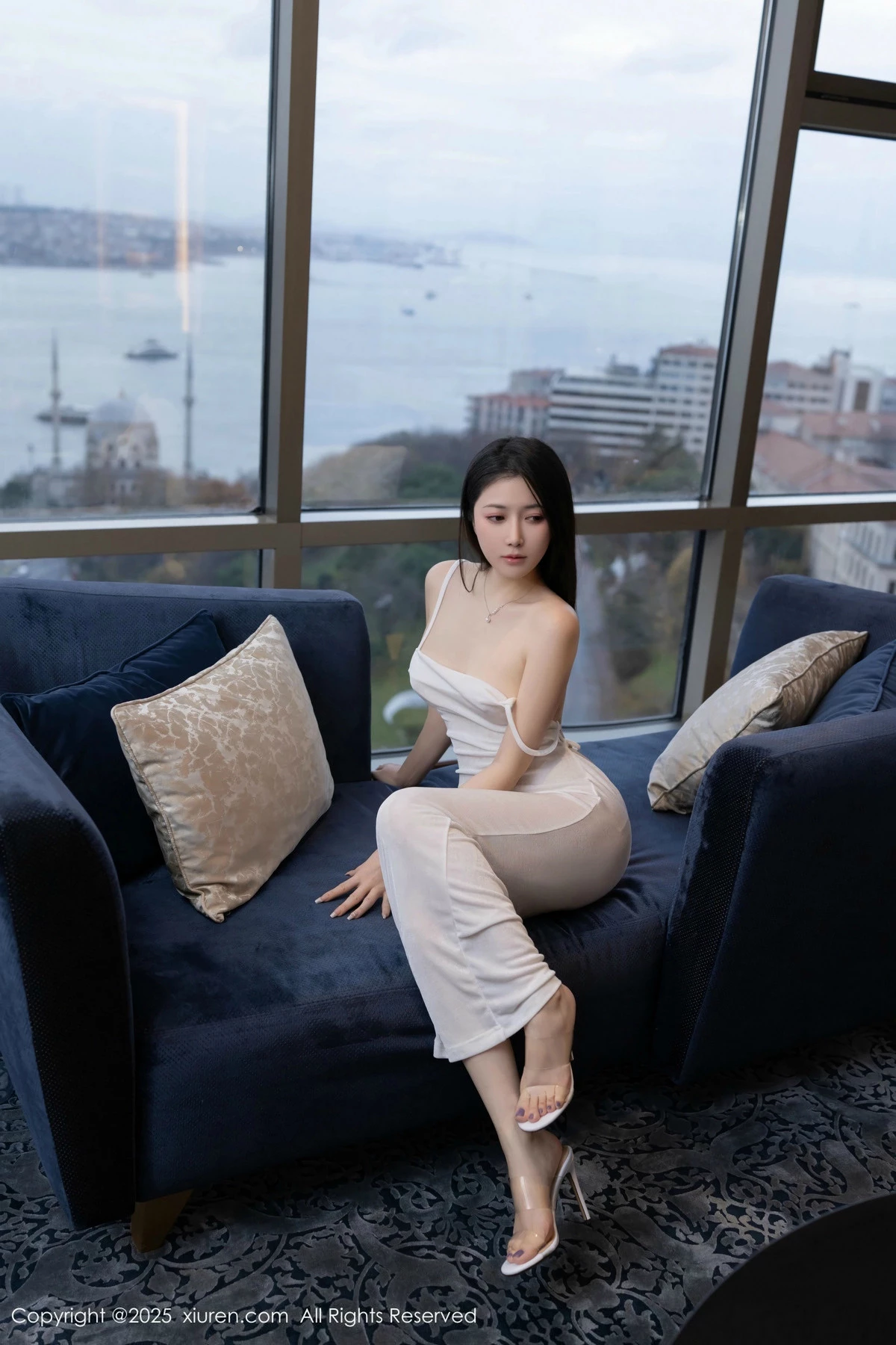 秀人集.com_[XiuRen秀人网]No.9780_模特鱼子酱Fish私房性感白色透视连衣长裙秀惹火身材诱惑写真80P