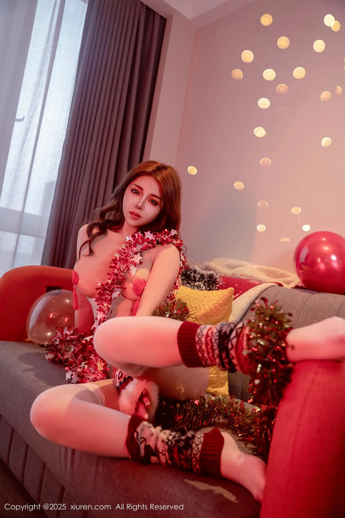 秀人集.com_[XiuRen秀人网]No.9789_模特沐娜娜新年主题性感情趣内衣配白丝袜秀惹火身材诱惑写真88P