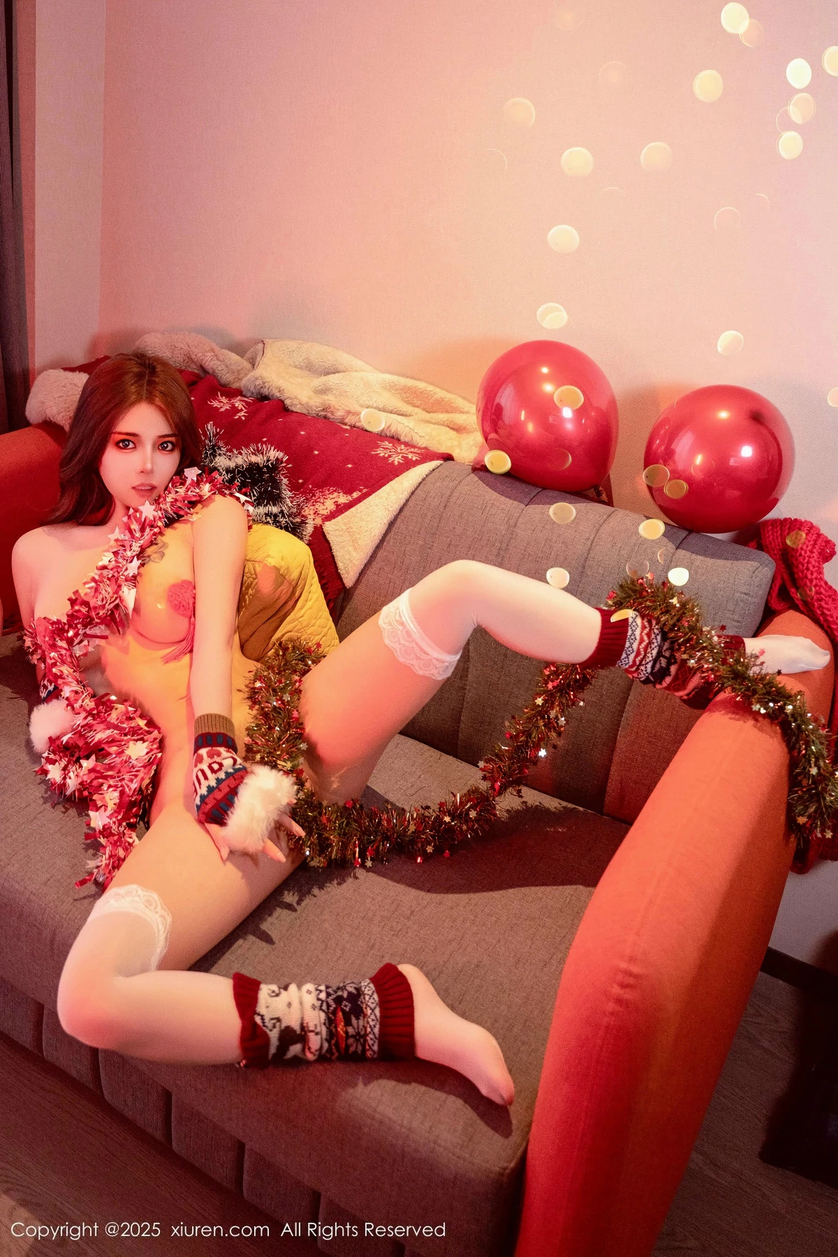 秀人集.com_[XiuRen秀人网]No.9789_模特沐娜娜新年主题性感情趣内衣配白丝袜秀惹火身材诱惑写真88P