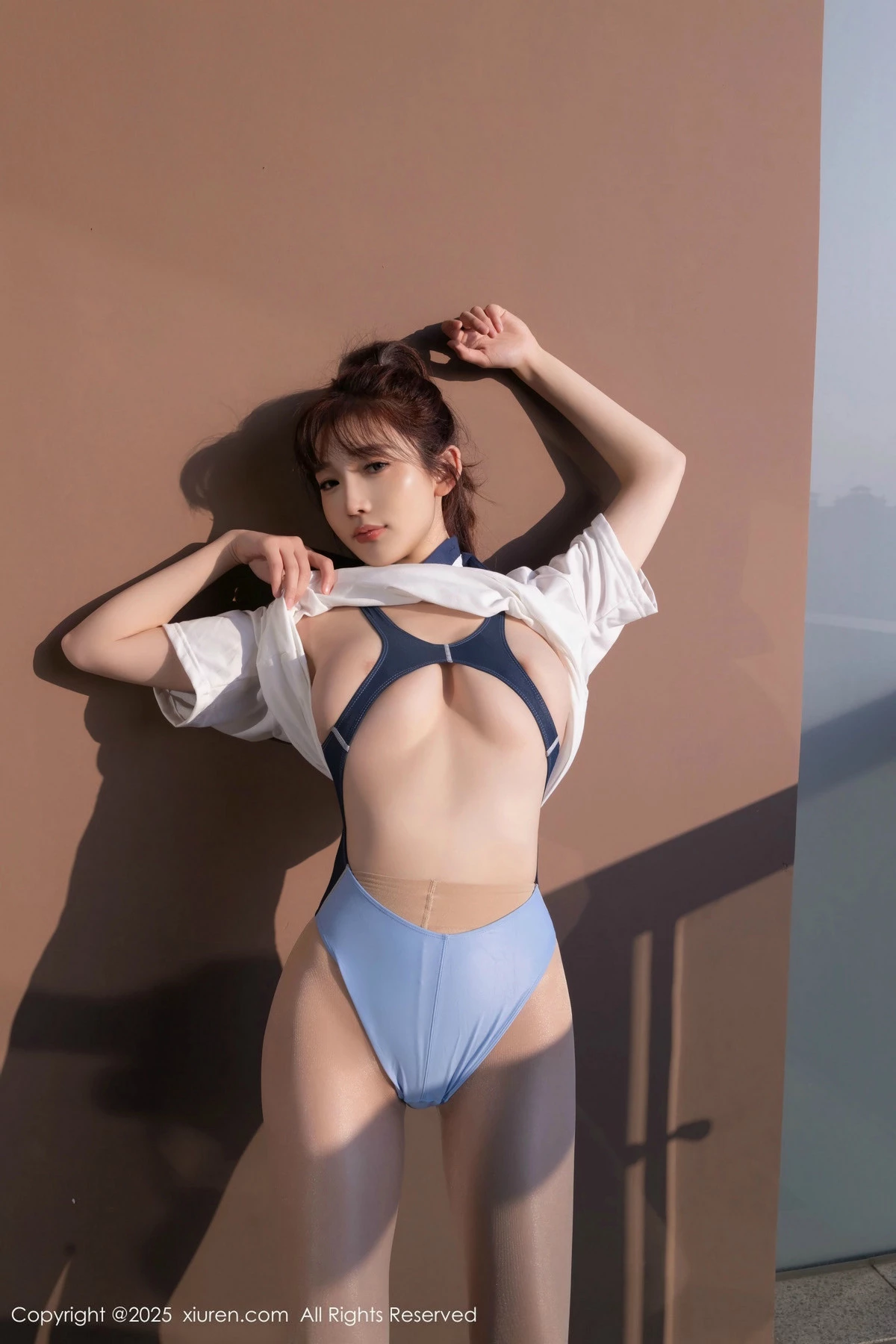 秀人集.com_[XiuRen秀人网]No.9979_模特陆萱萱性感蓝白色学生运动装配超薄肉丝秀柔美身姿诱惑写真84P