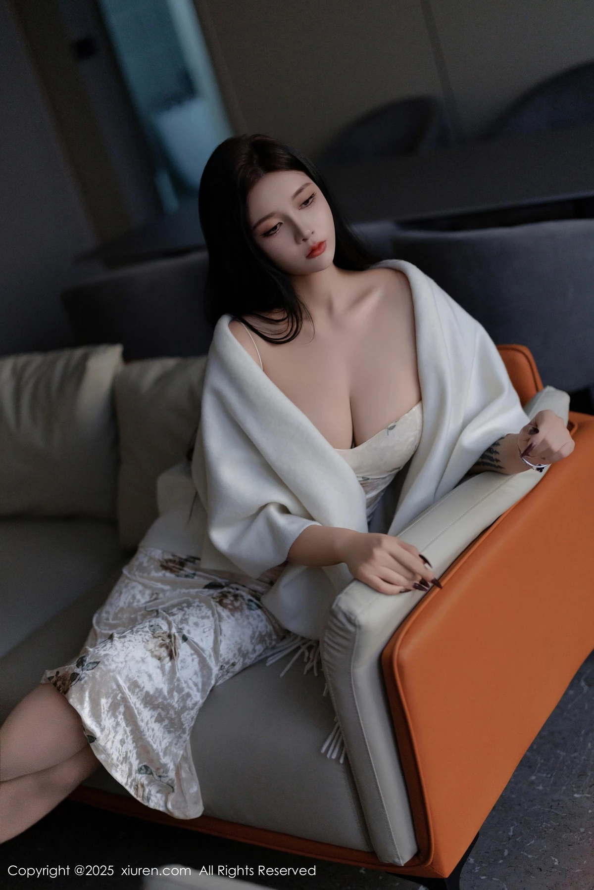 秀人集.com_[XiuRen秀人网]No.9899_模特娜比脱连衣短裙露性感蓝色内衣配超薄肉丝秀凹凸身材诱惑写真81P