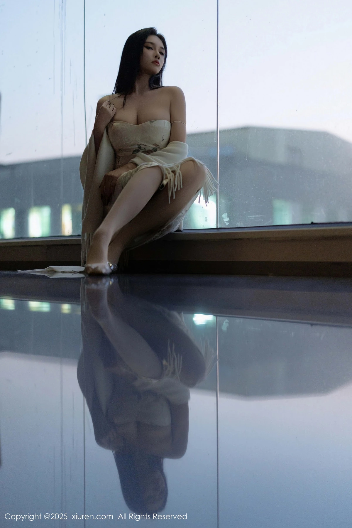 秀人集.com_[XiuRen秀人网]No.9899_模特娜比脱连衣短裙露性感蓝色内衣配超薄肉丝秀凹凸身材诱惑写真81P