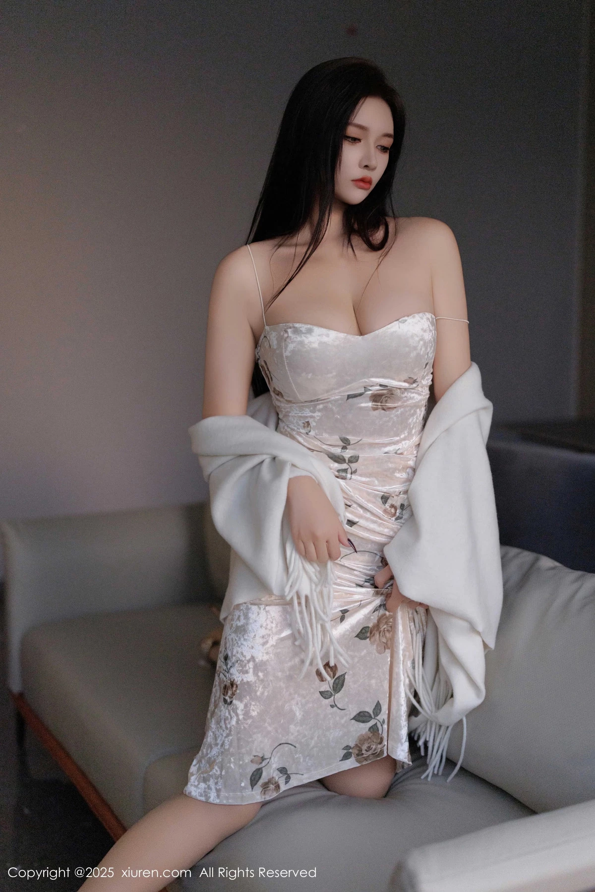 秀人集.com_[XiuRen秀人网]No.9899_模特娜比脱连衣短裙露性感蓝色内衣配超薄肉丝秀凹凸身材诱惑写真81P