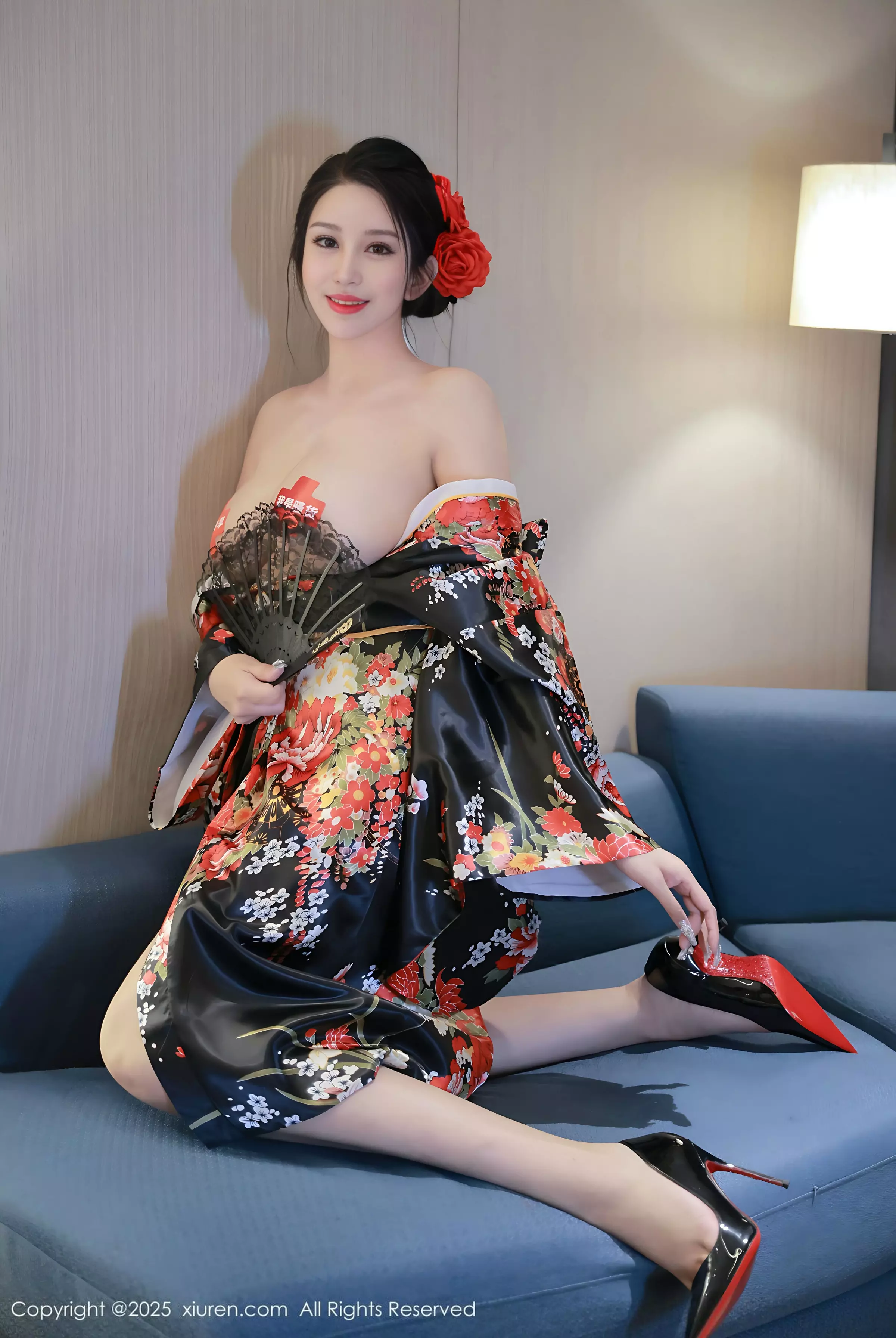 秀人集.com_[XiuRen秀人网]No.10065_新人模特乔安娜私房性感情趣服饰露豪乳遮点秀惹火身材诱惑写真40P