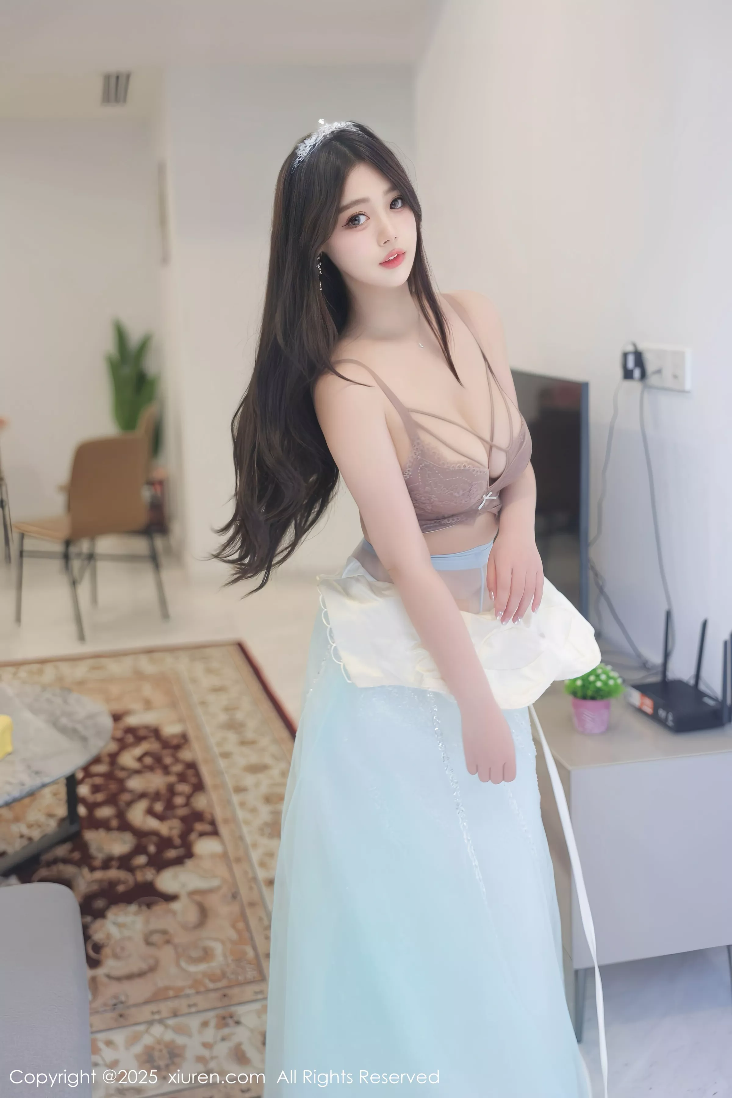 秀人集.com_[XiuRen秀人网]No.10222_模特蛋蛋宝性感紫色蕾丝内衣配超薄丝袜秀丰满身材撩人诱惑写真78P