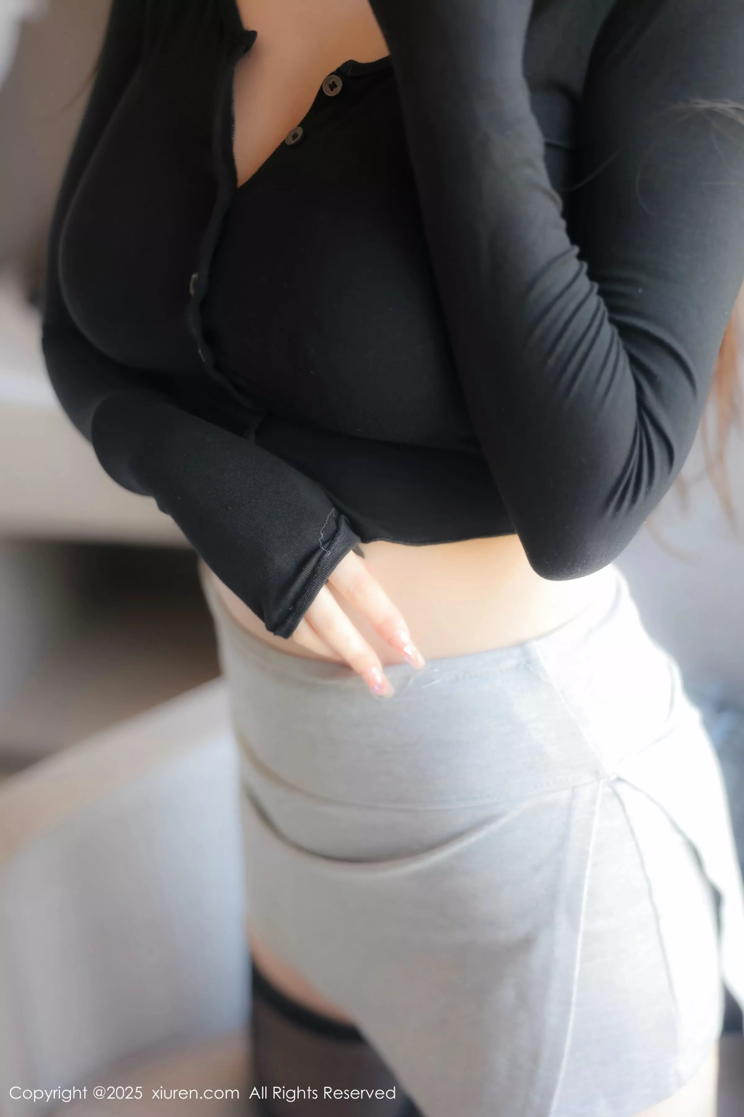 秀人集.com_[XiuRen秀人网]No.10225_新人模特小阿蓝性感白色抹胸内衣配黑丝袜秀丰腴身材诱惑写真81P