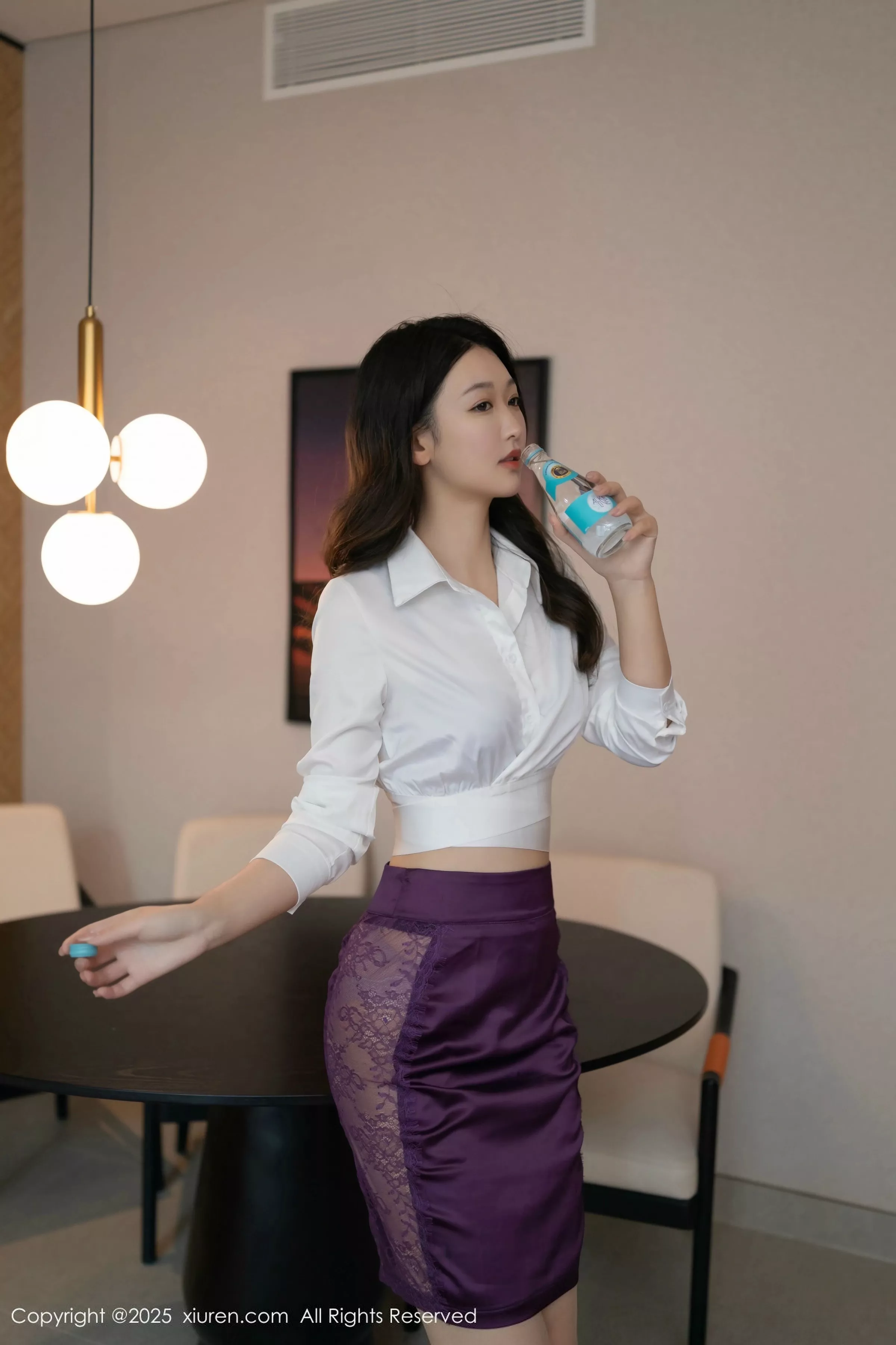 秀人集.com_[XiuRen秀人网]No.10238_模特唐安琪性感白T配紫色短裙露紫色内衣秀曼妙身姿诱惑写真80P